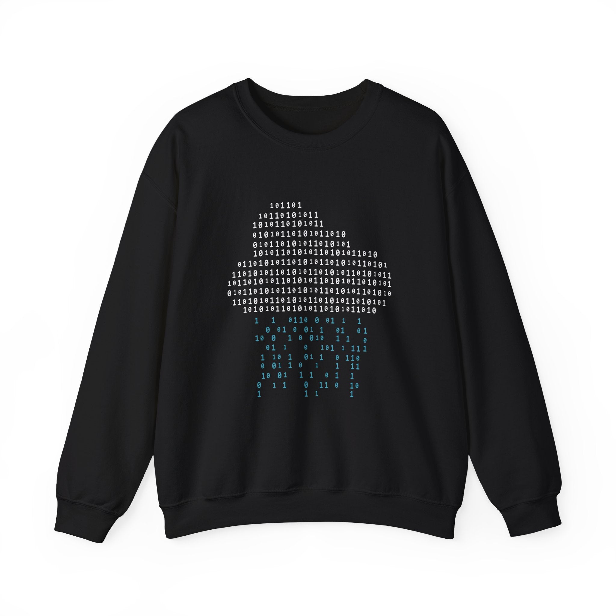 Binary Rain Cloud -  Sweatshirt