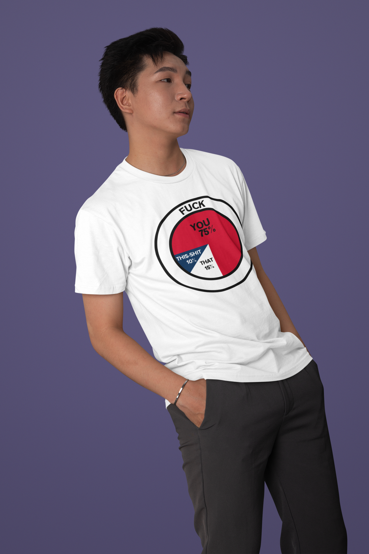 True Statistic T tee back view