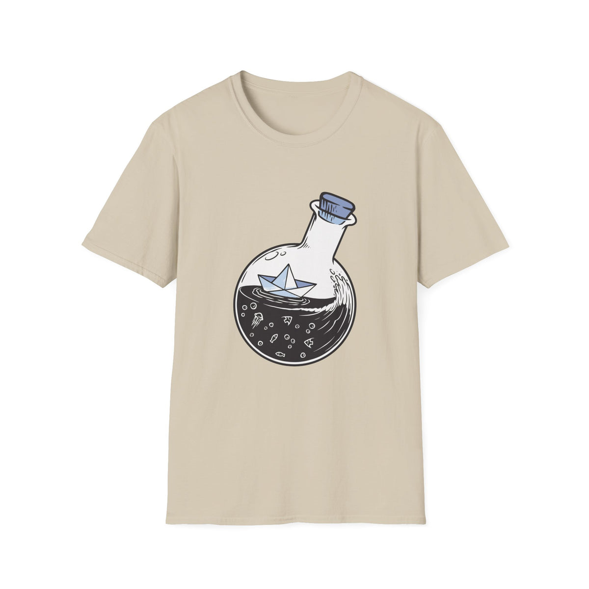 Paper Boat in a Bottle