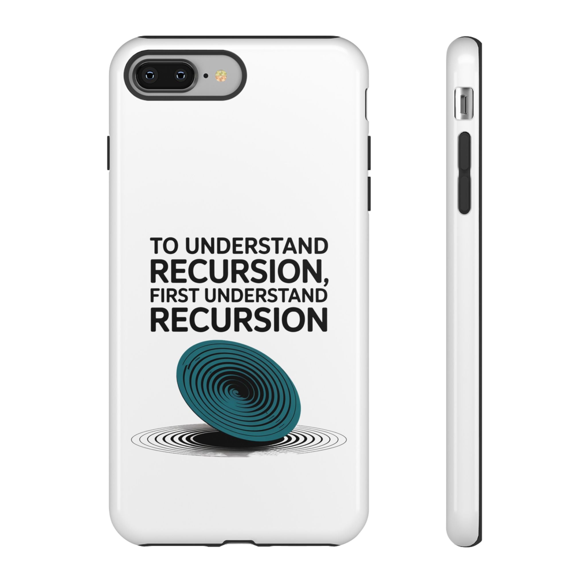 Recursion Black- Impact-Resistant Phone Case