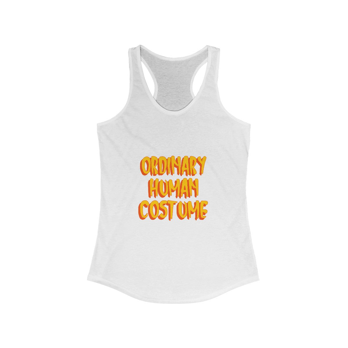 Ordinary Human Costume - Women's Racerback Tank