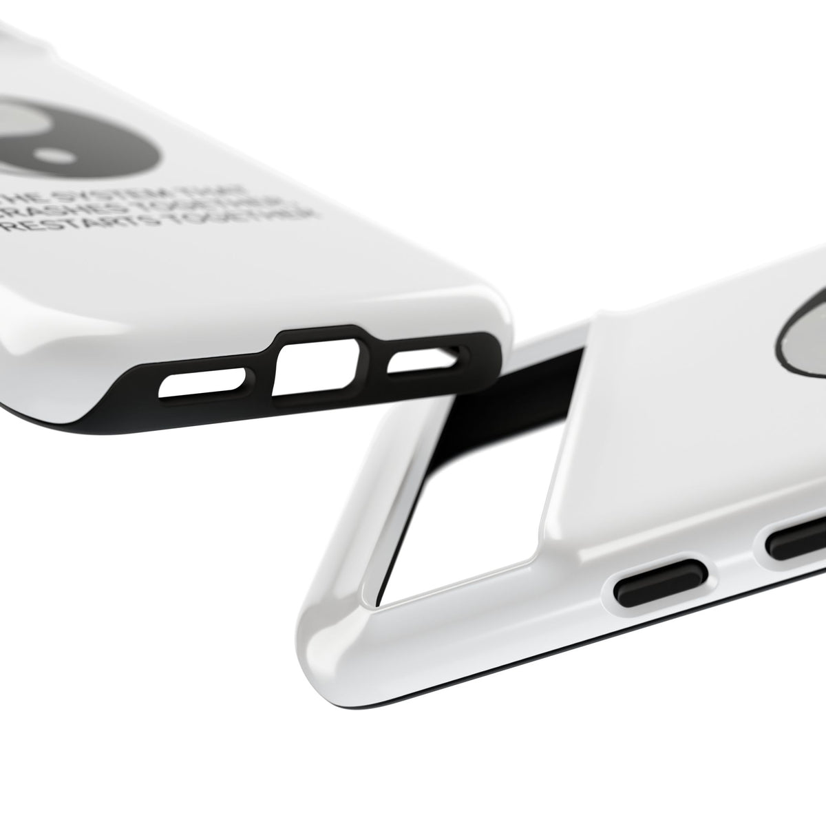The System That Crashes Together, Restarts Together Phone Case