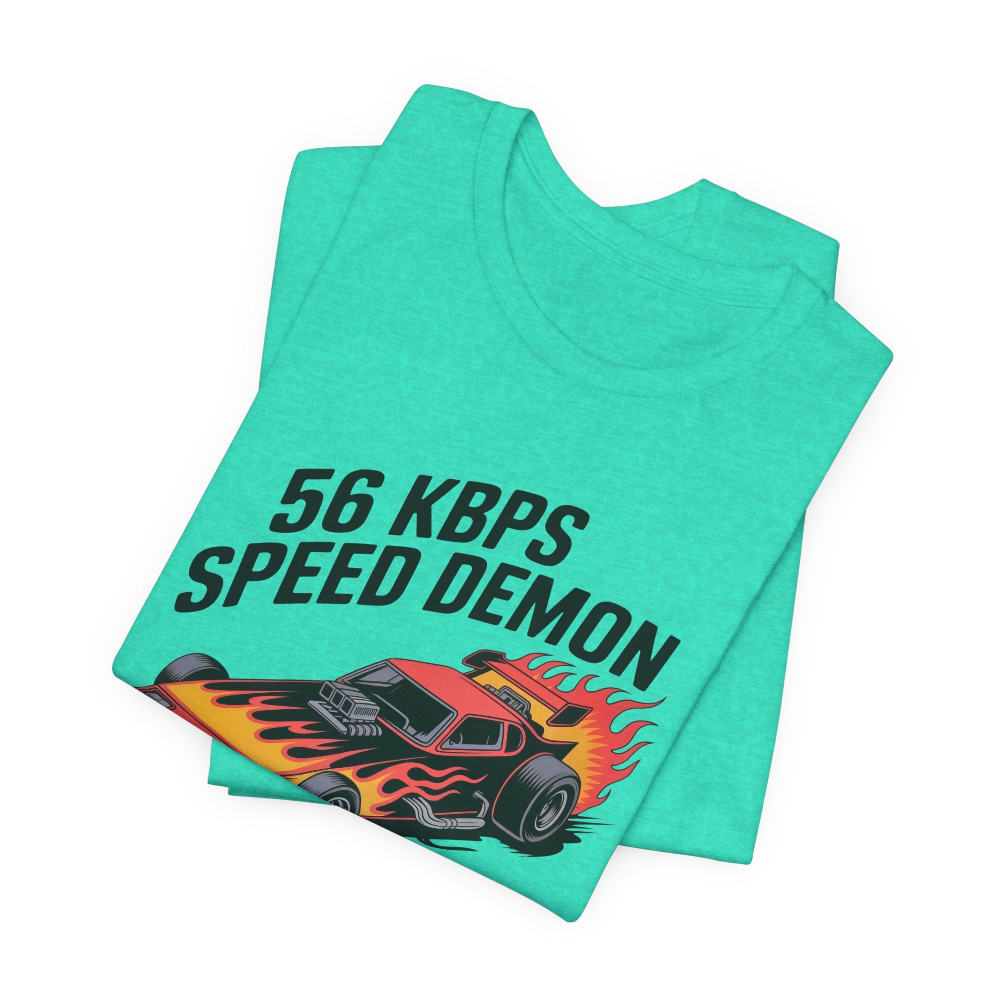 56 Kbps Speed Demon Black -T Shirt