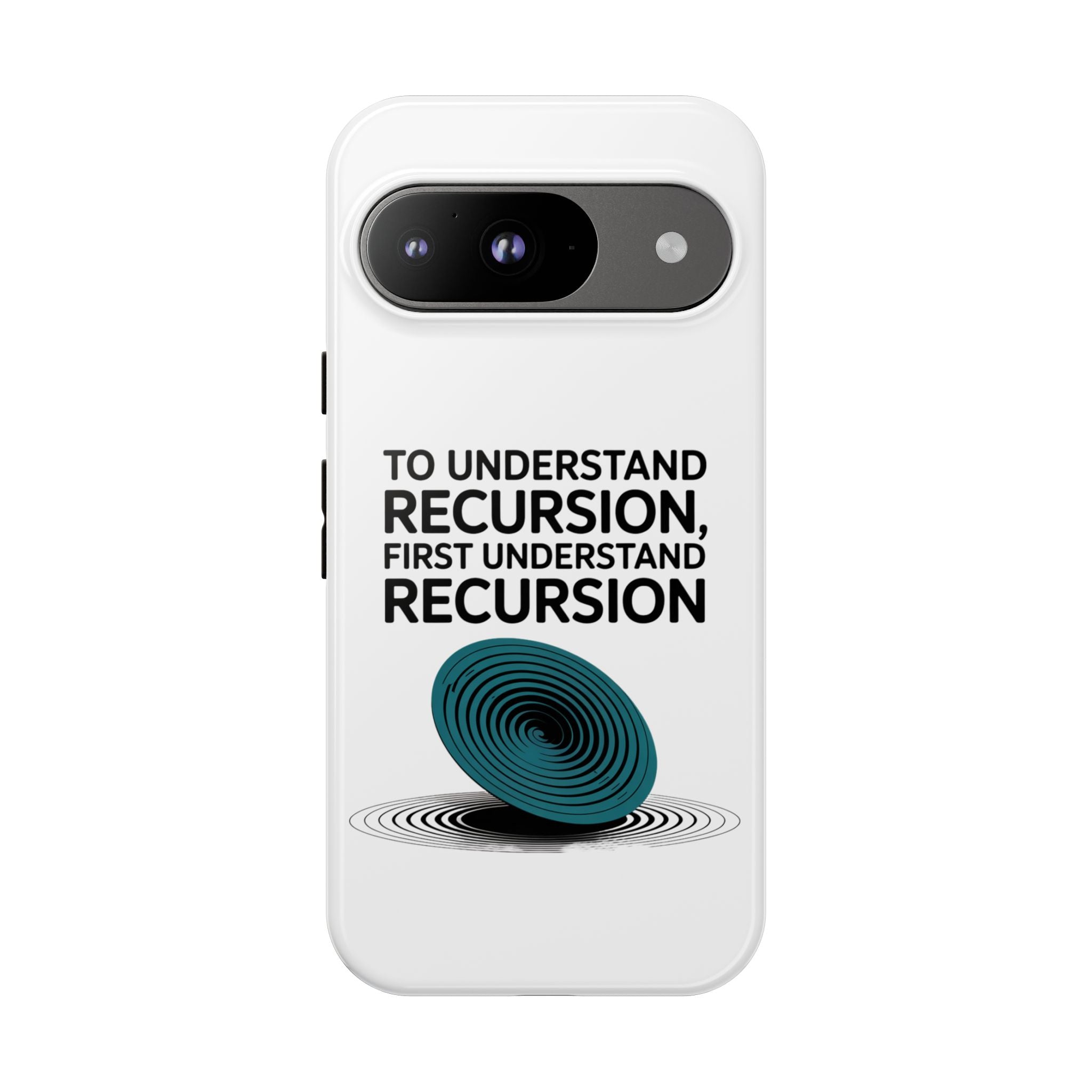 Recursion Black- Impact-Resistant Phone Case