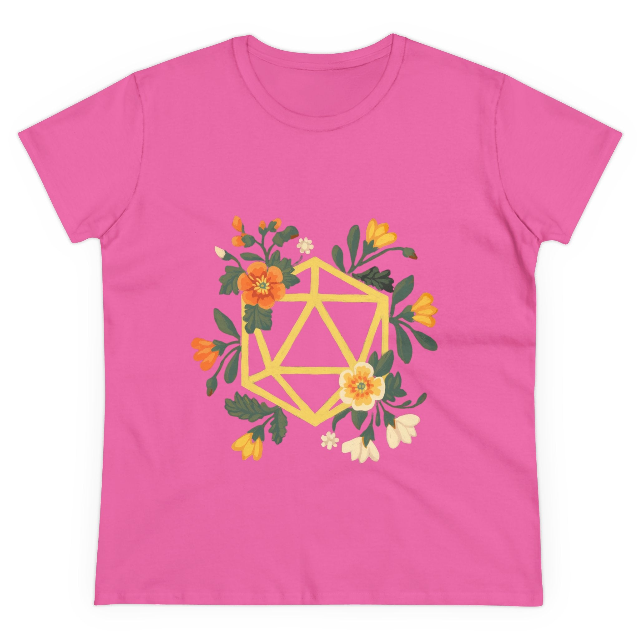 Floral Polyhedron - Women's Tee