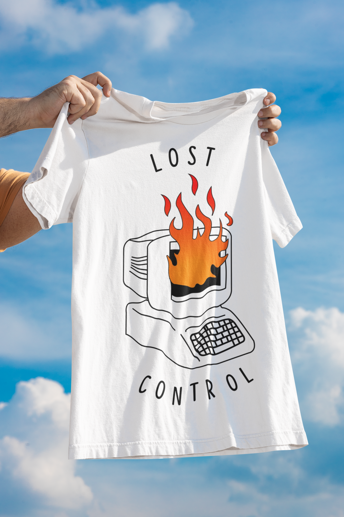 Lost Control T-Shirt | Funny Sarcastic Chaos Tee | Relatable Humor Gift