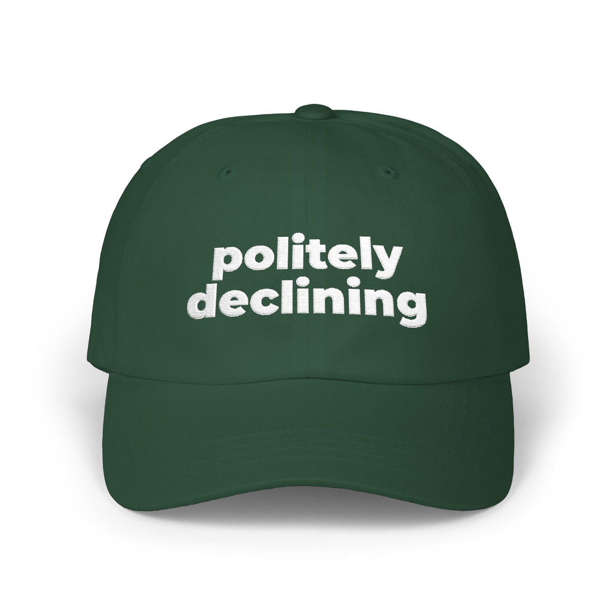 Politely Declining Dad Cap