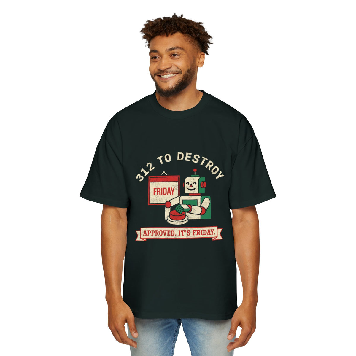 Approved, It's Friday Deploy Oversized Tee