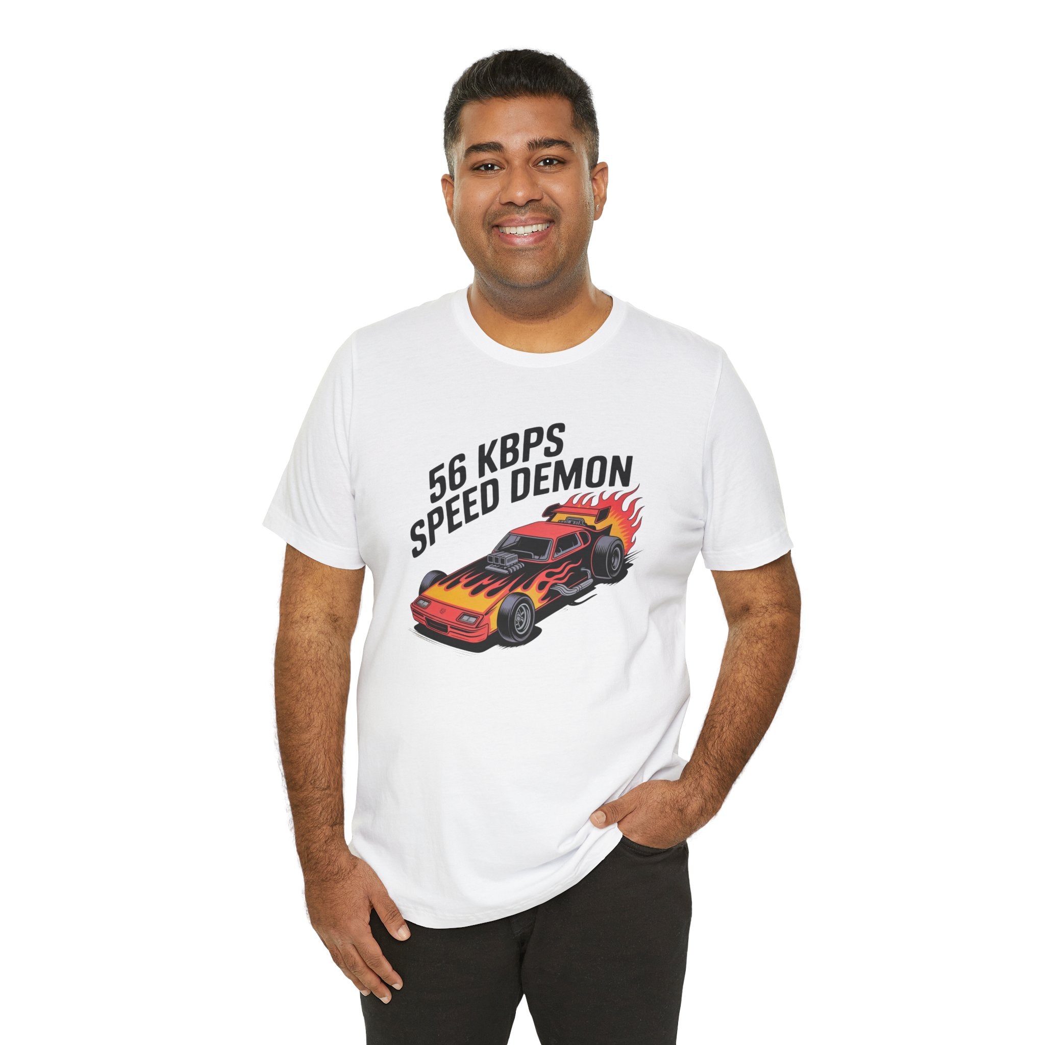 56 Kbps Speed Demon Black -T Shirt