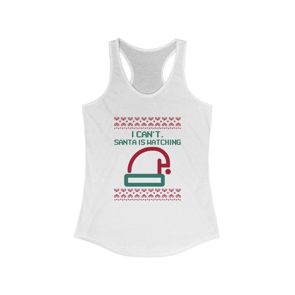 Santa is watching - Women's Racerback Tank