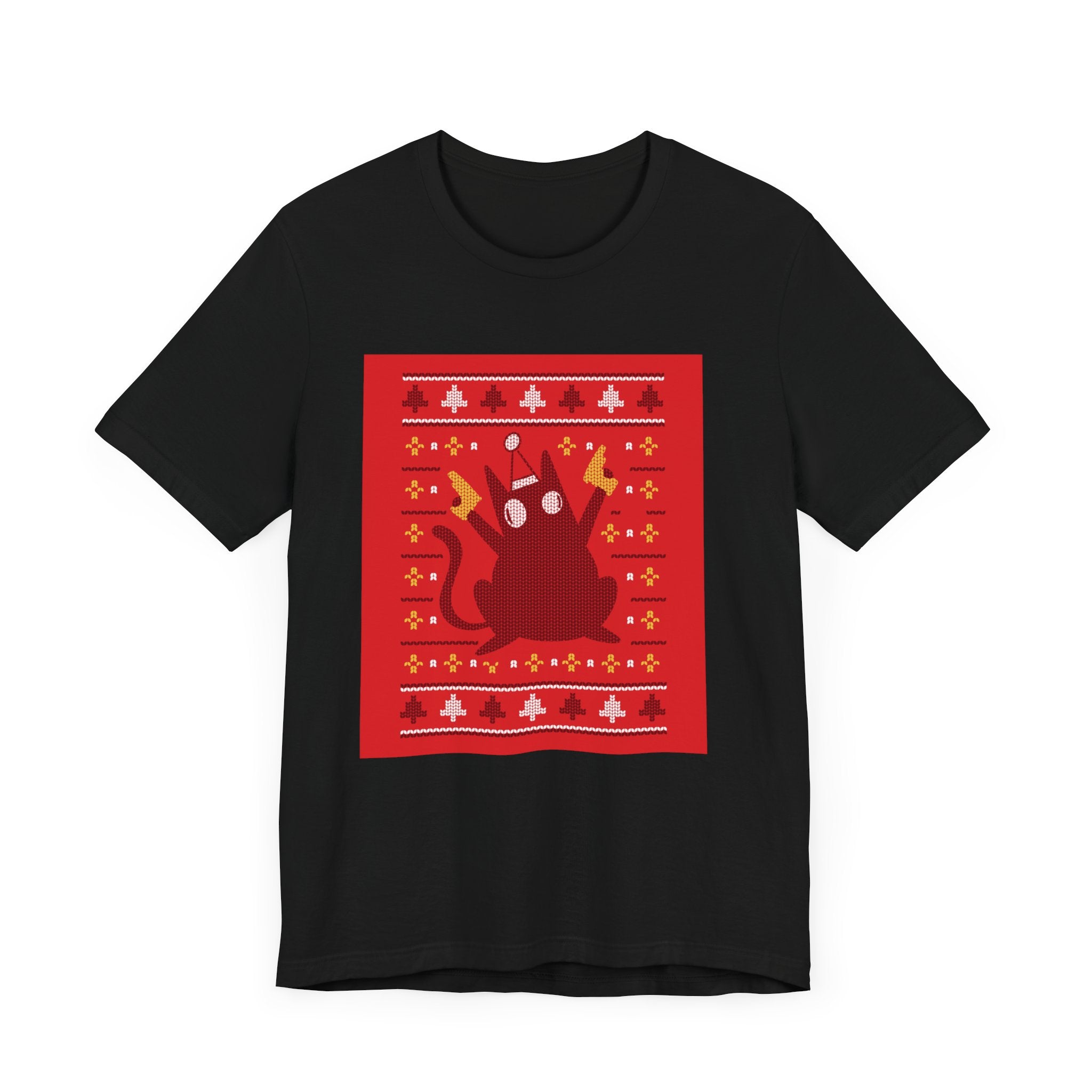 Ugly Sweater Cat - T-Shirt