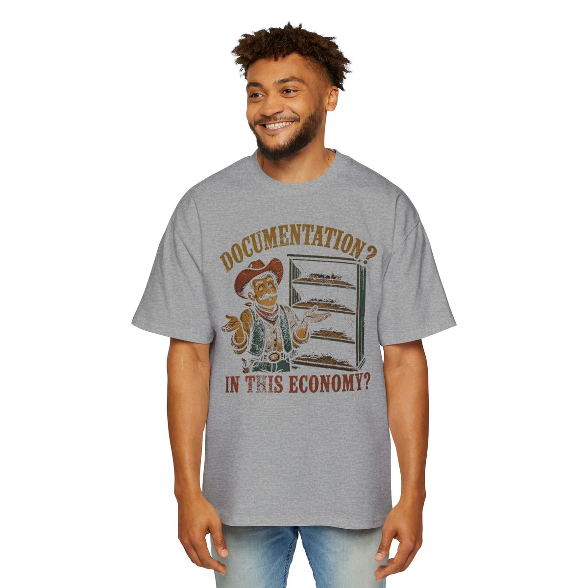 Documentation? In This Economy? Oversized Tee