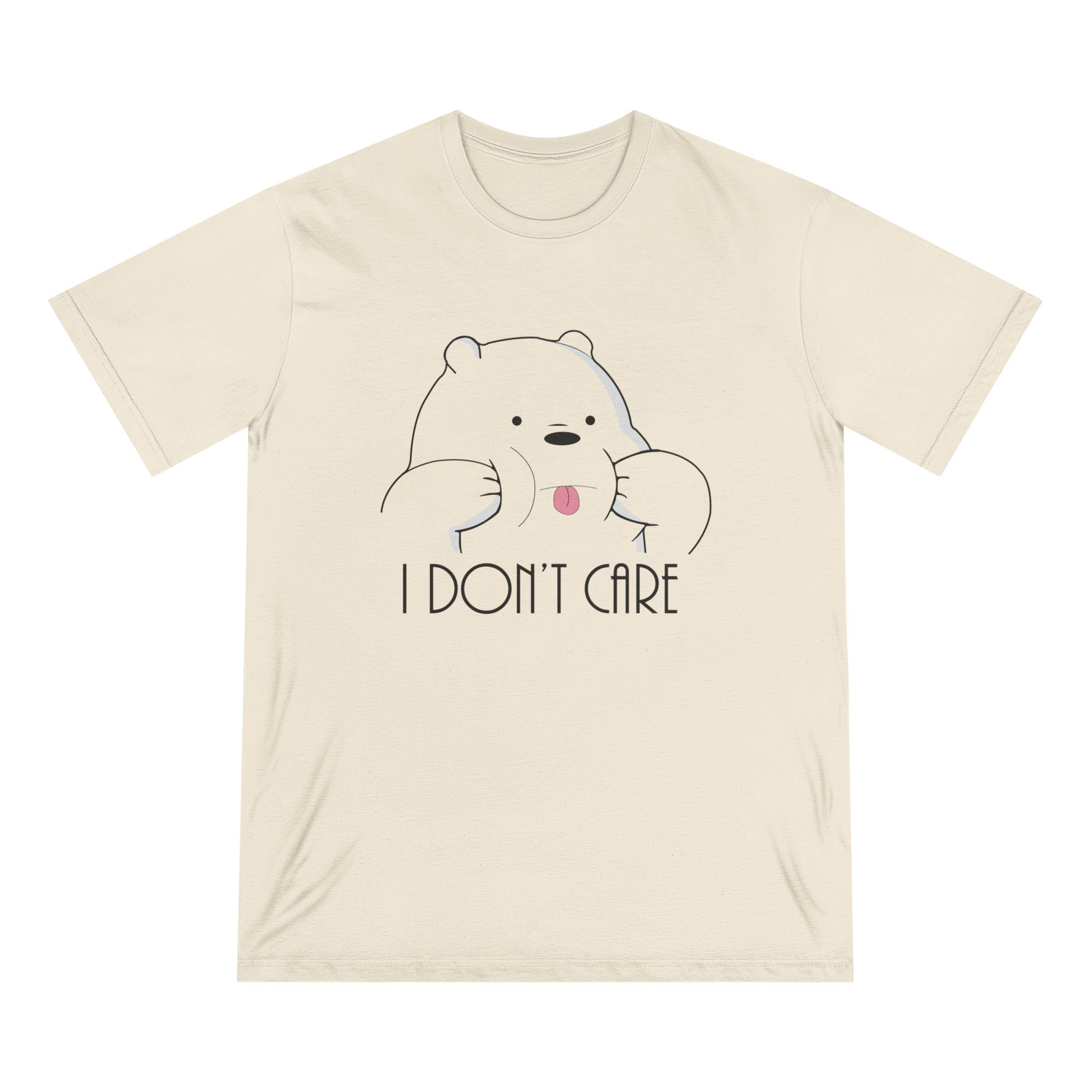 I Don't Care Panda - Organic T-shirt