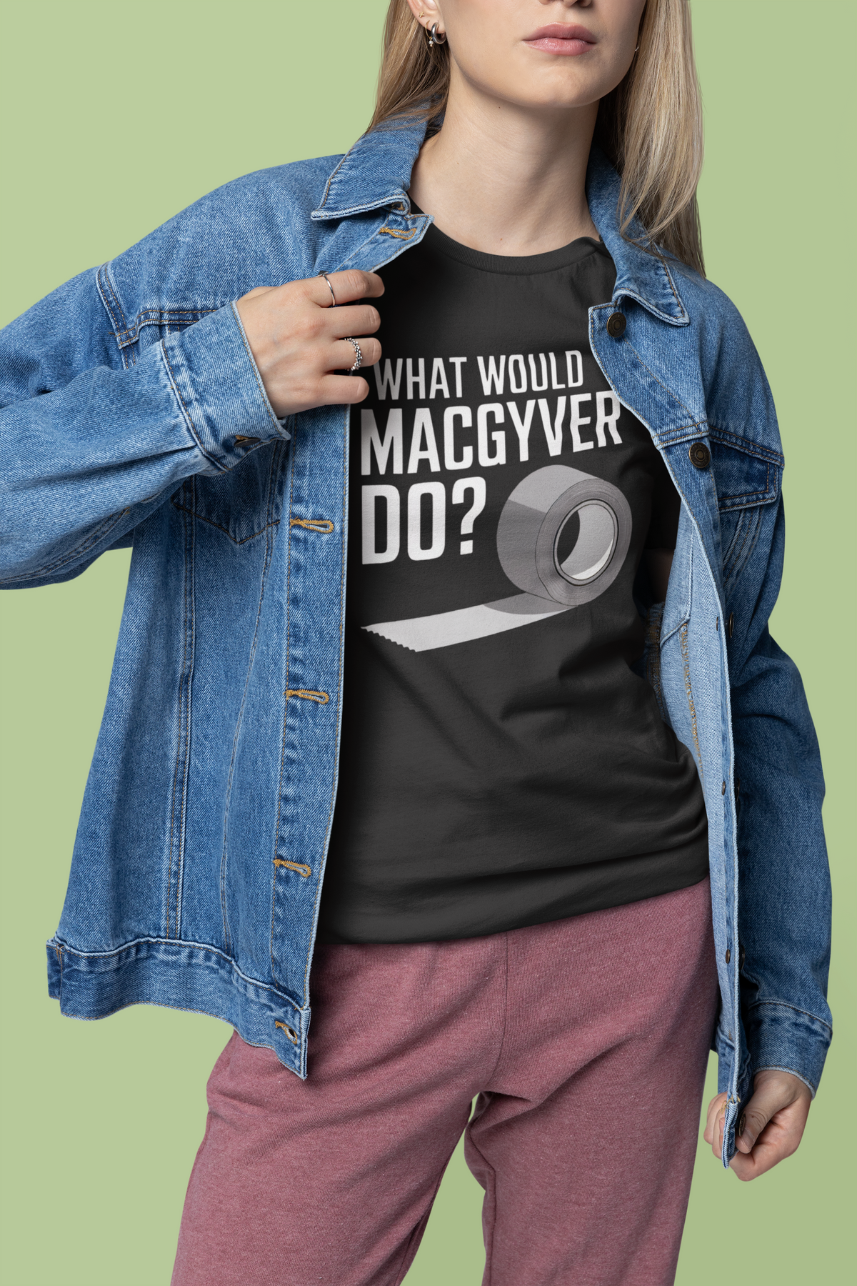 What Would MacGyver Do Organic T-Shirt | Retro Tee | Geekpsters