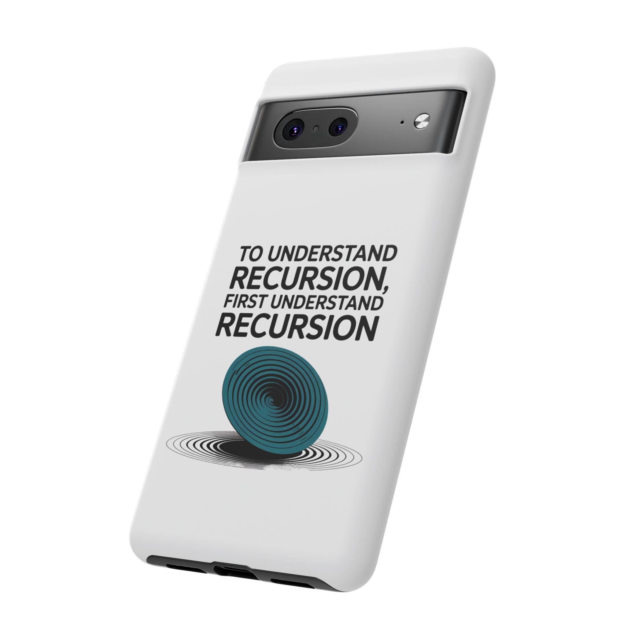 Recursion Black- Impact-Resistant Phone Case