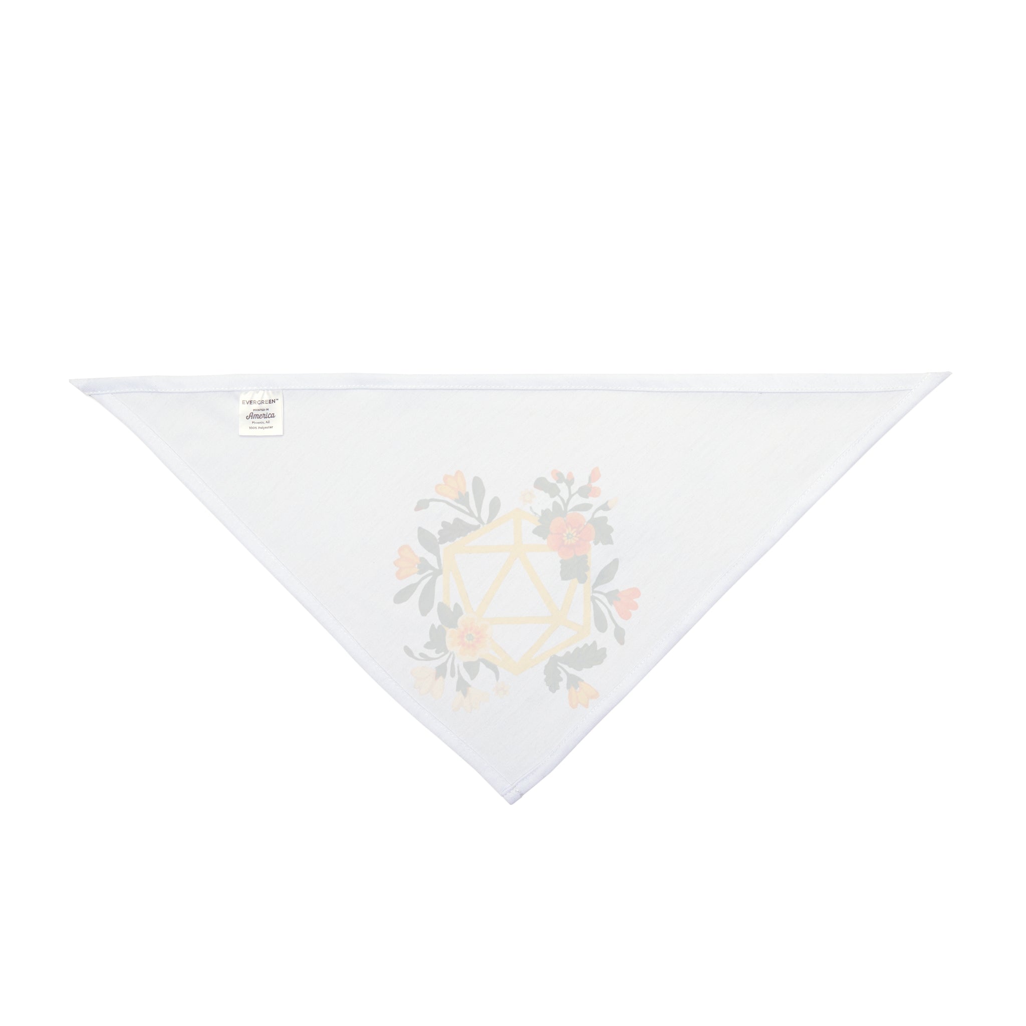 Floral Polyhedron - Pet Bandana