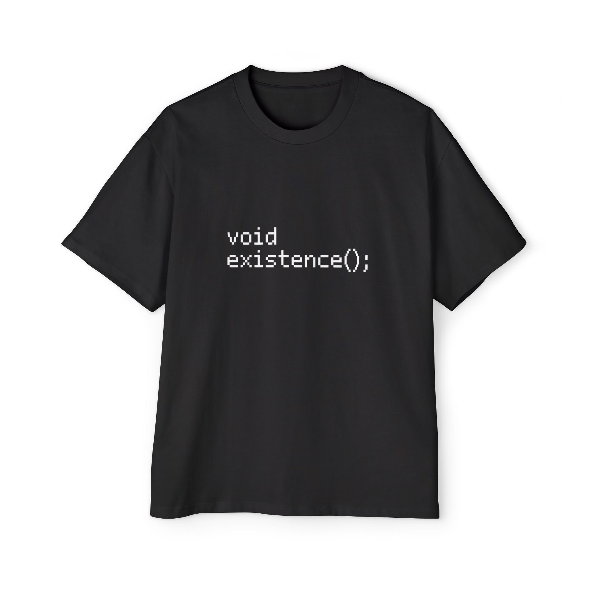 Void existence white - Heavy Oversized Tee
