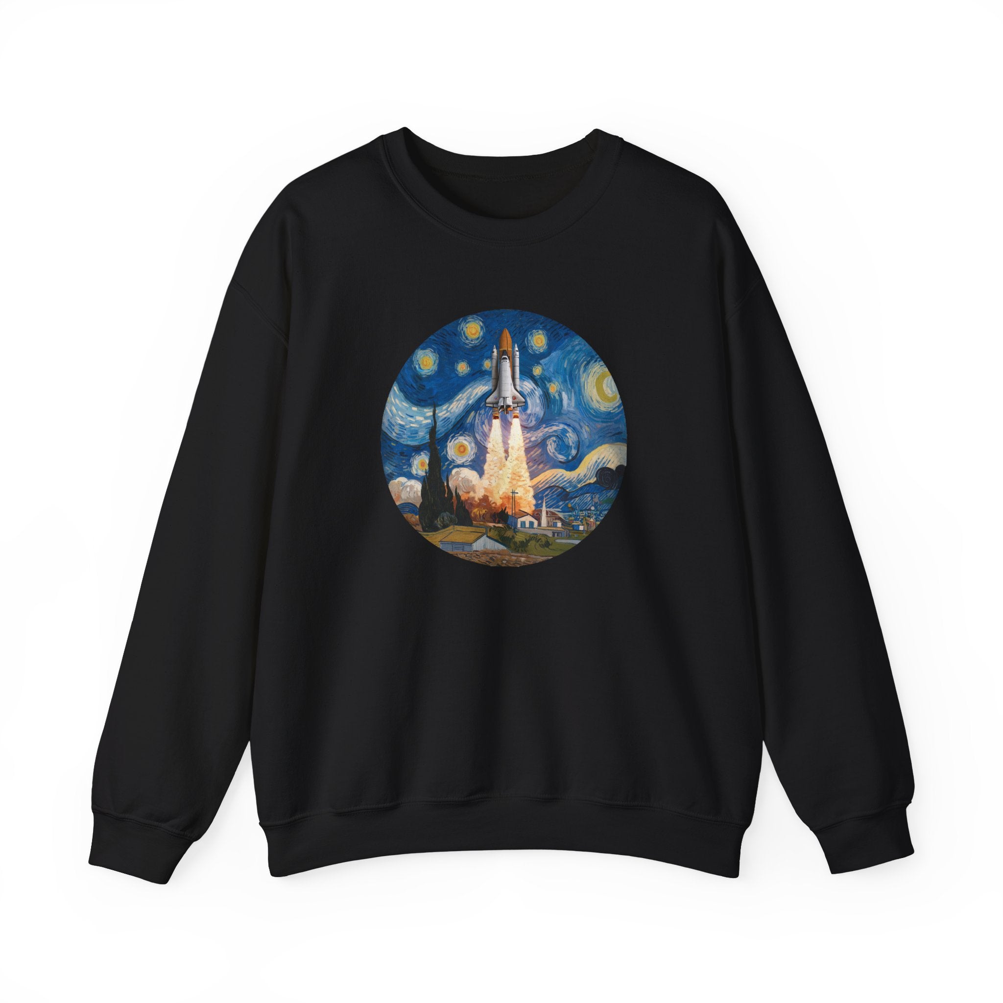 Van Gogh Spaceship -  Sweatshirt