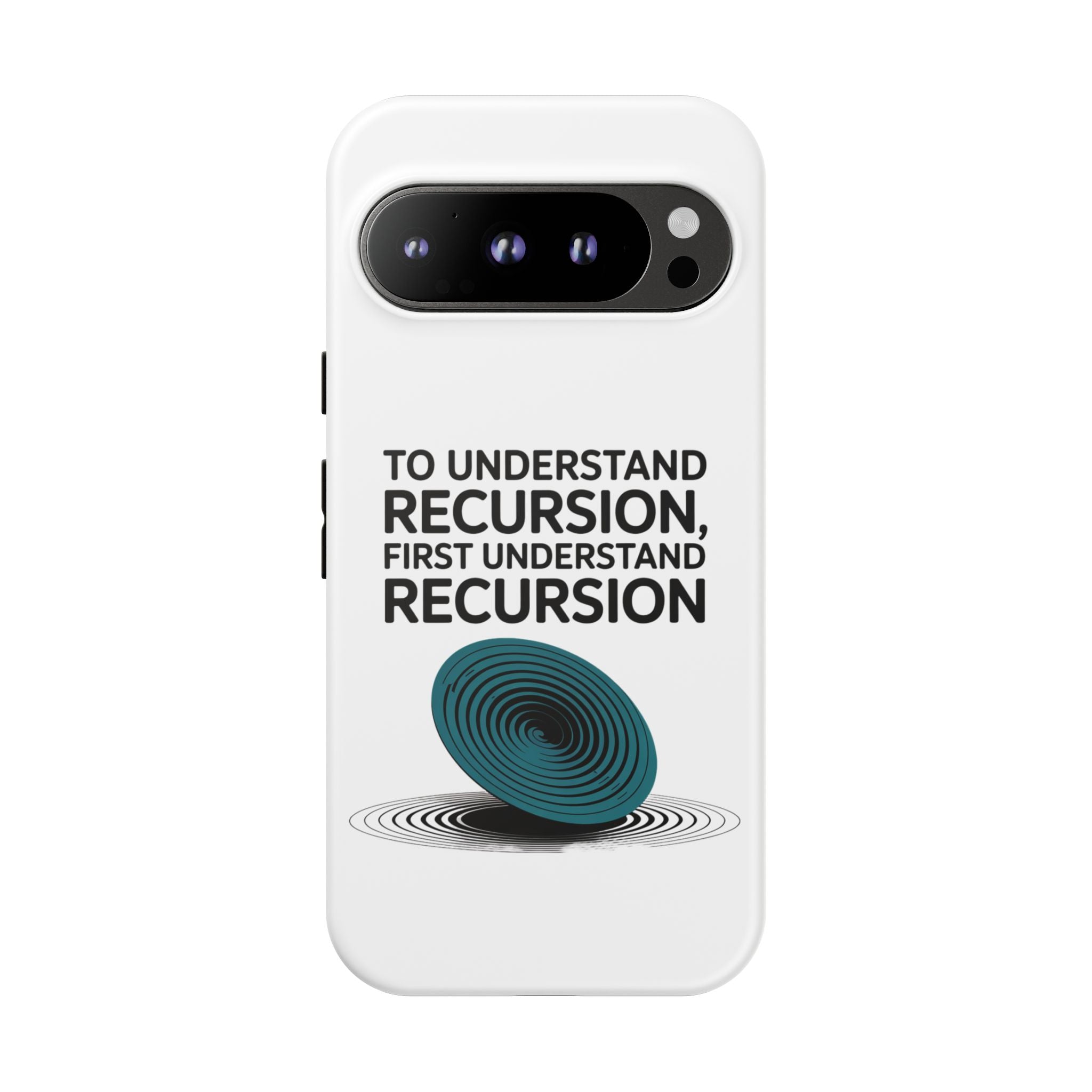 Recursion Black- Impact-Resistant Phone Case
