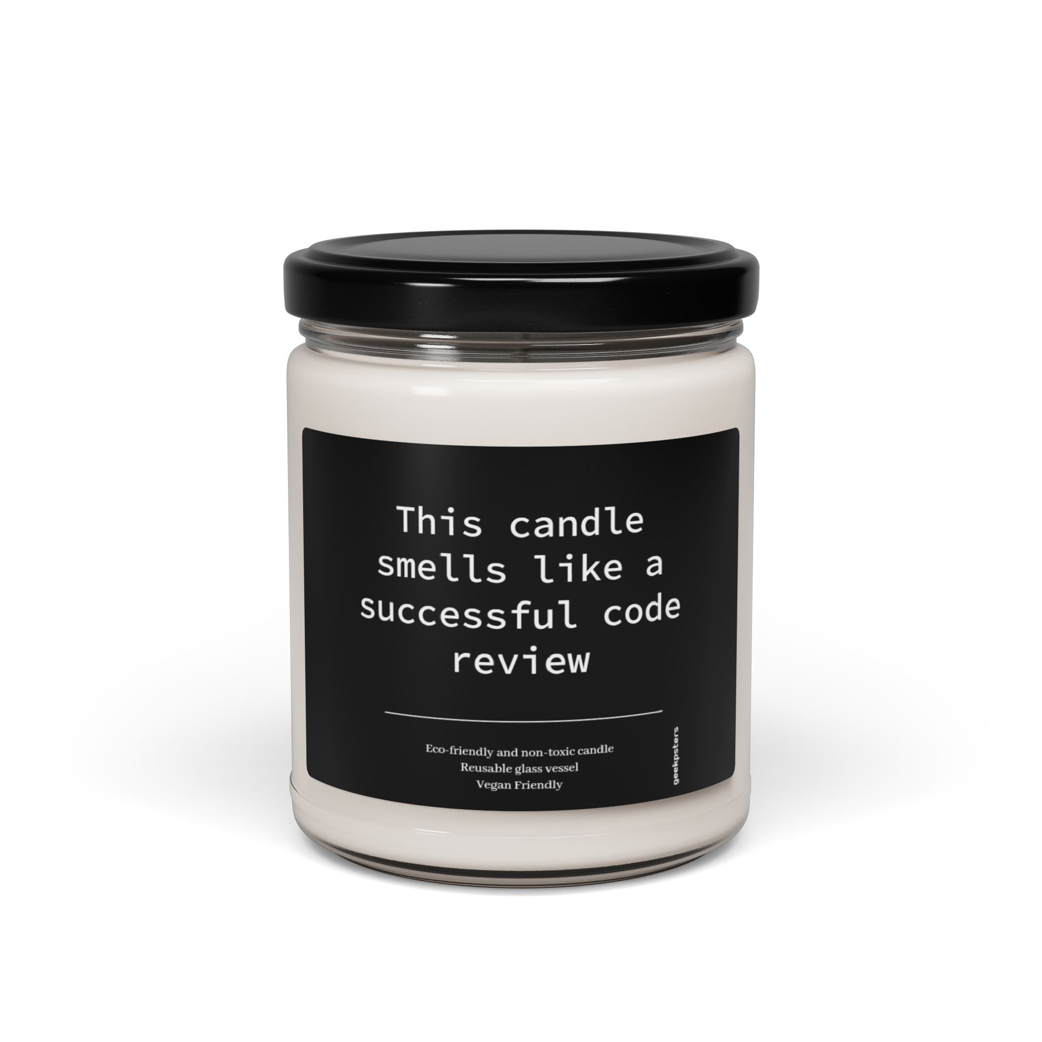 This Candle Smells like a Successful Code Review - Scented Soy Candle, 9oz