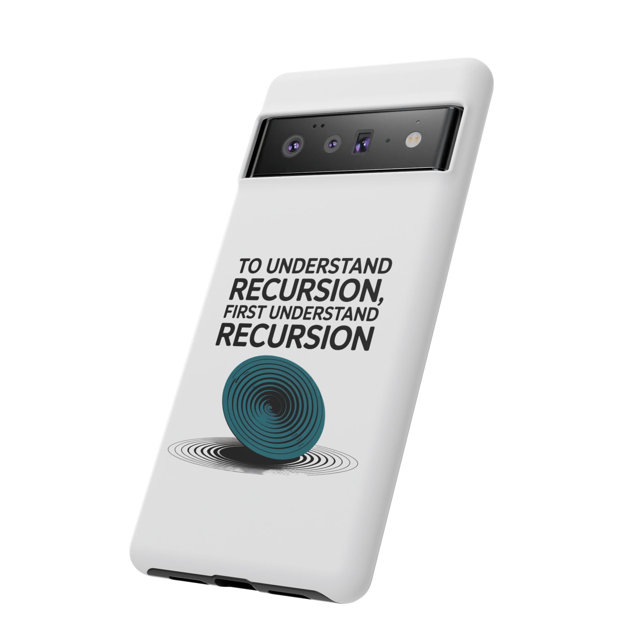 Recursion Black- Impact-Resistant Phone Case
