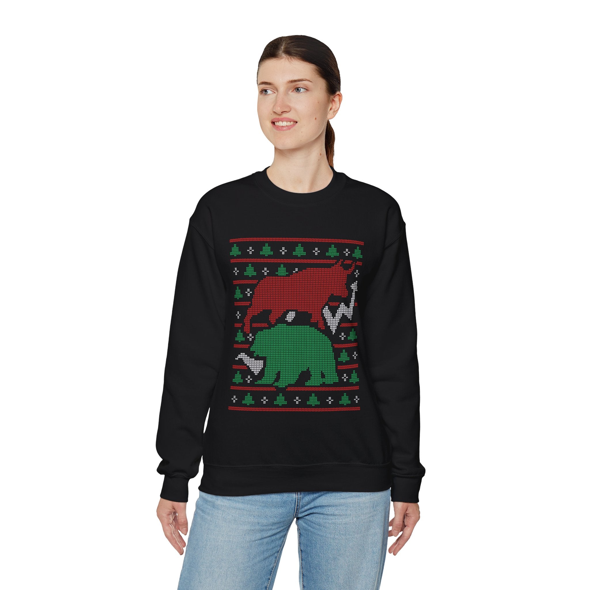 Stock Market Ugly Sweater -  Sweatshirt