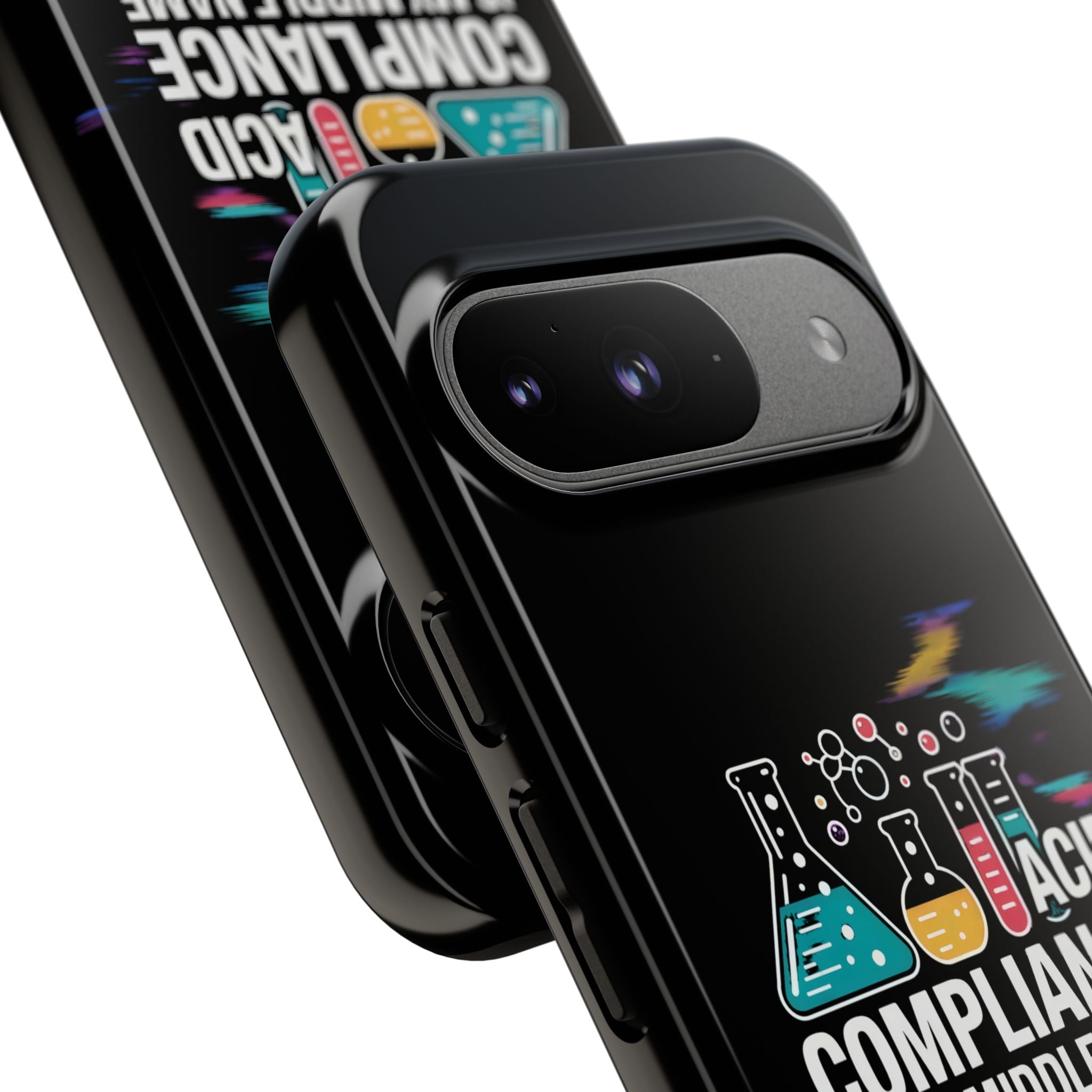 ACID Compliance Is My Middle Name- Impact-Resistant Phone Case