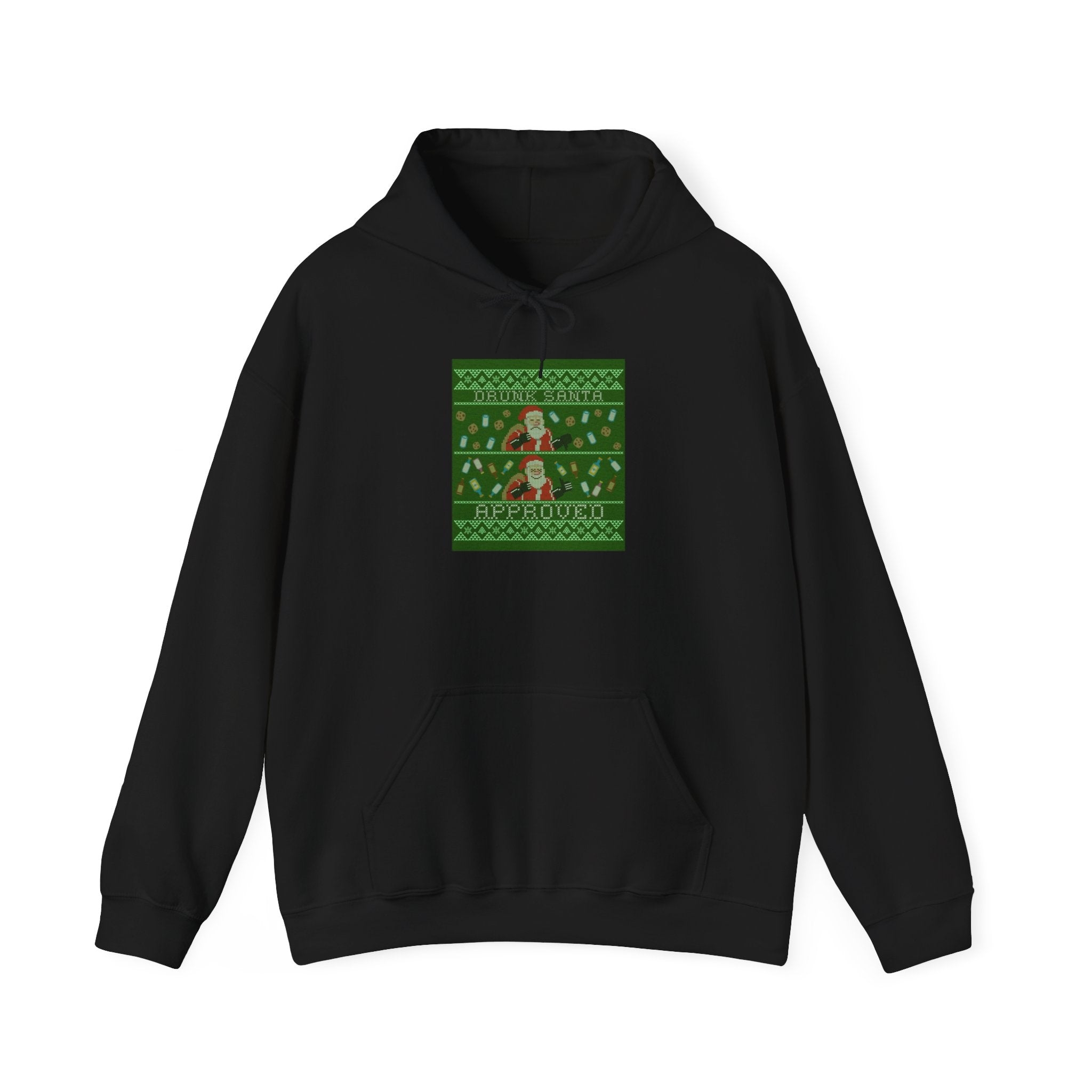 Drunk Santa - Hooded Sweatshirt