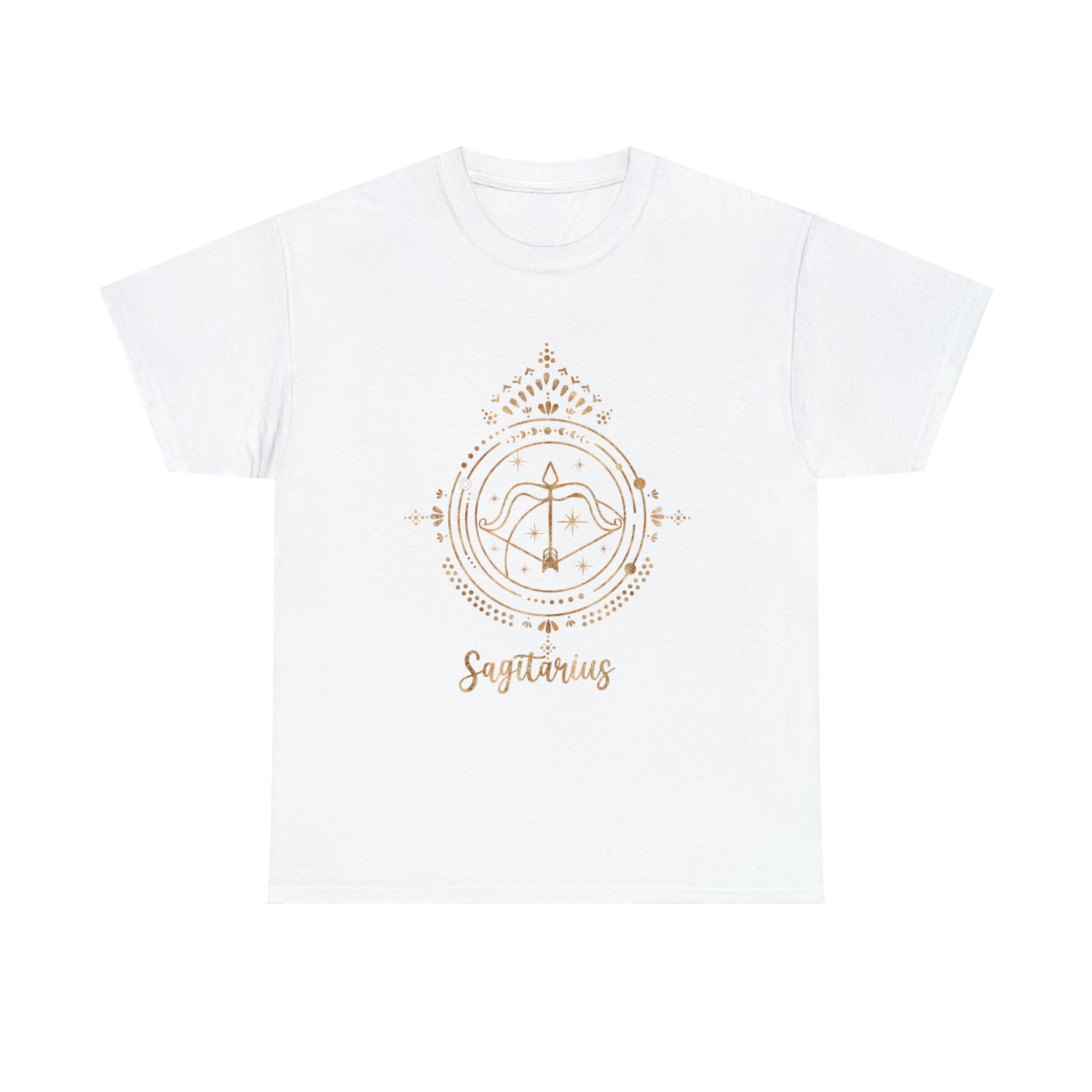 An intelligent Sagittarians T-Shirt featuring an image of an eye and the word "spirit.