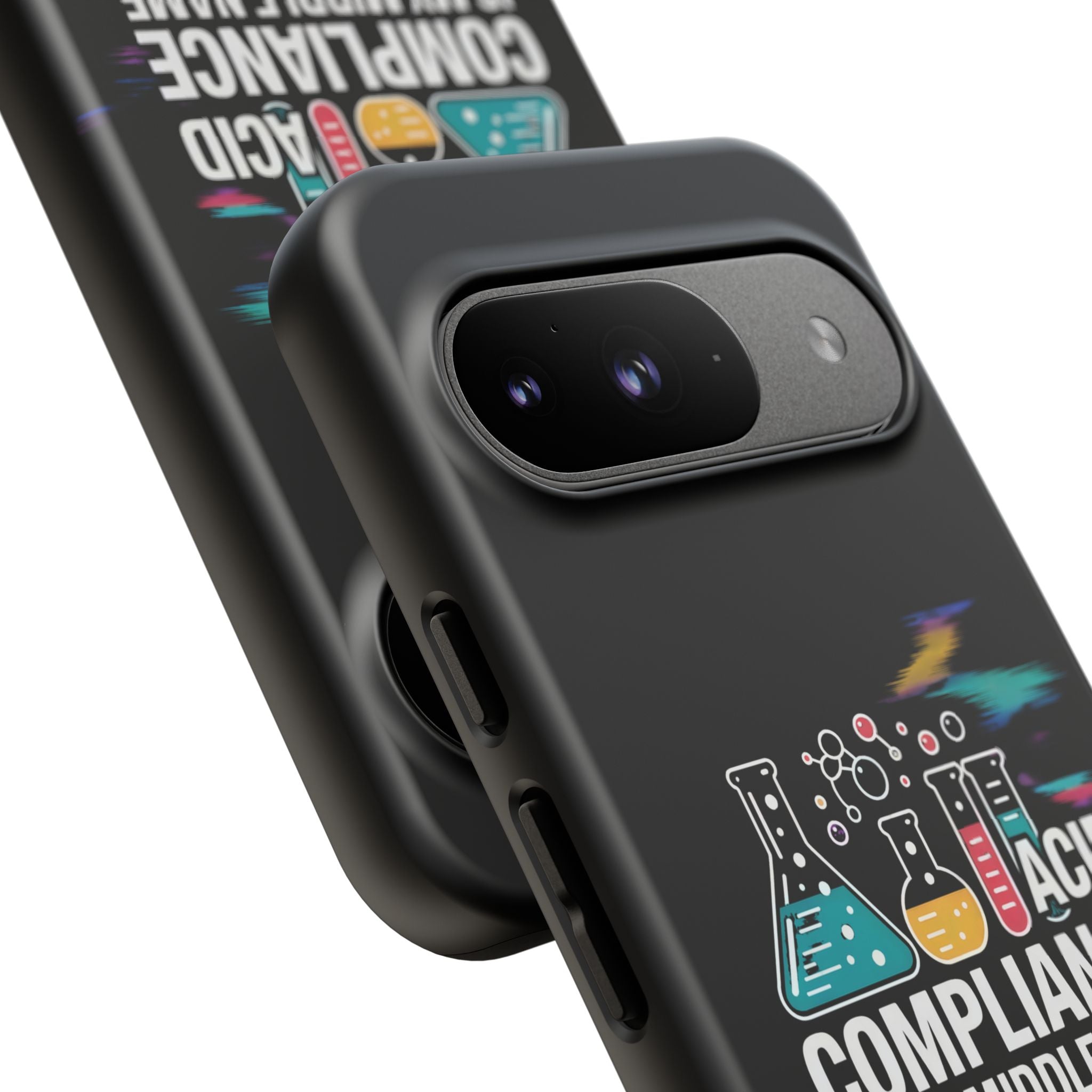 ACID Compliance Is My Middle Name- Impact-Resistant Phone Case