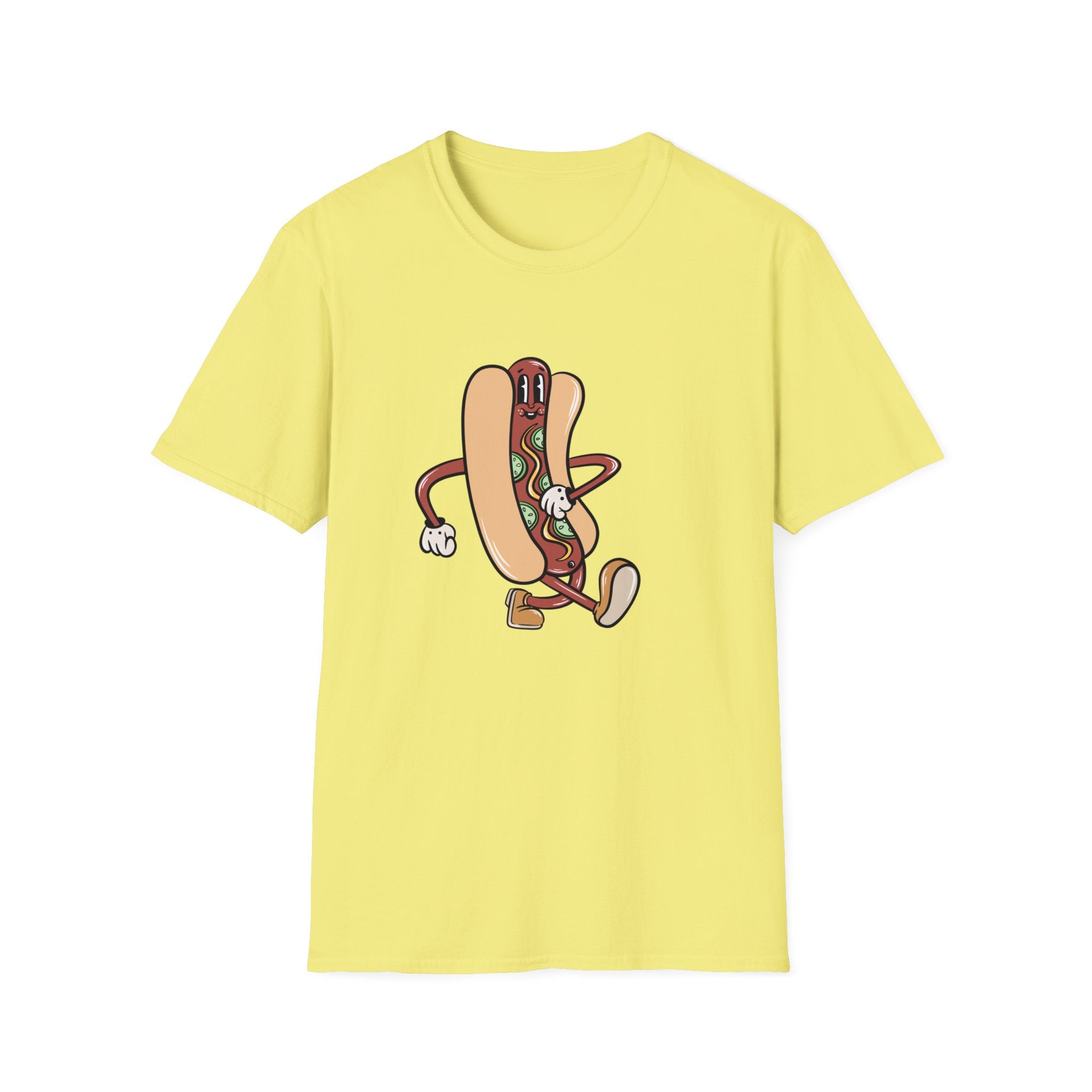 Hotdog Cartoon T-Shirt