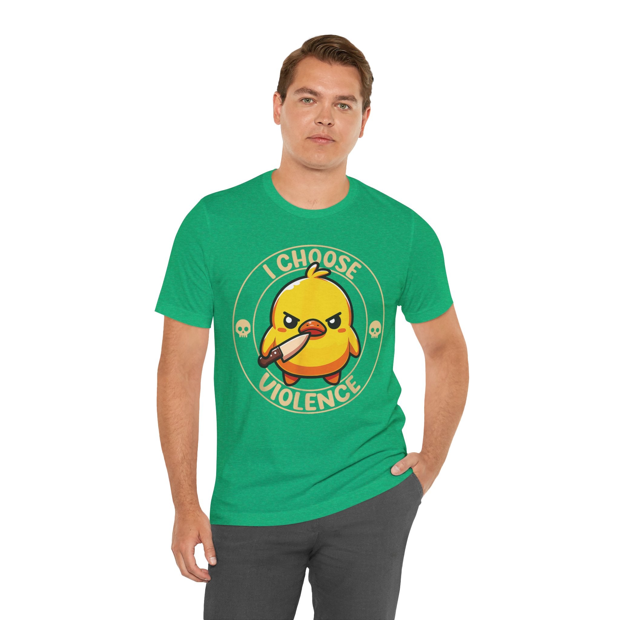 I Choose Violence Duck T-Shirt