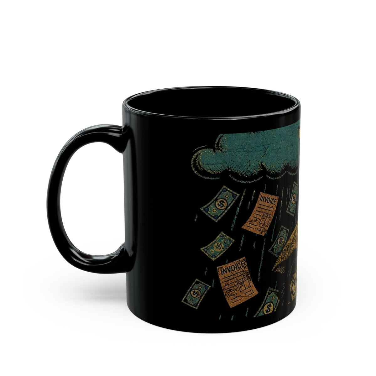 Cloudy With a Chance of Invoices Mug
