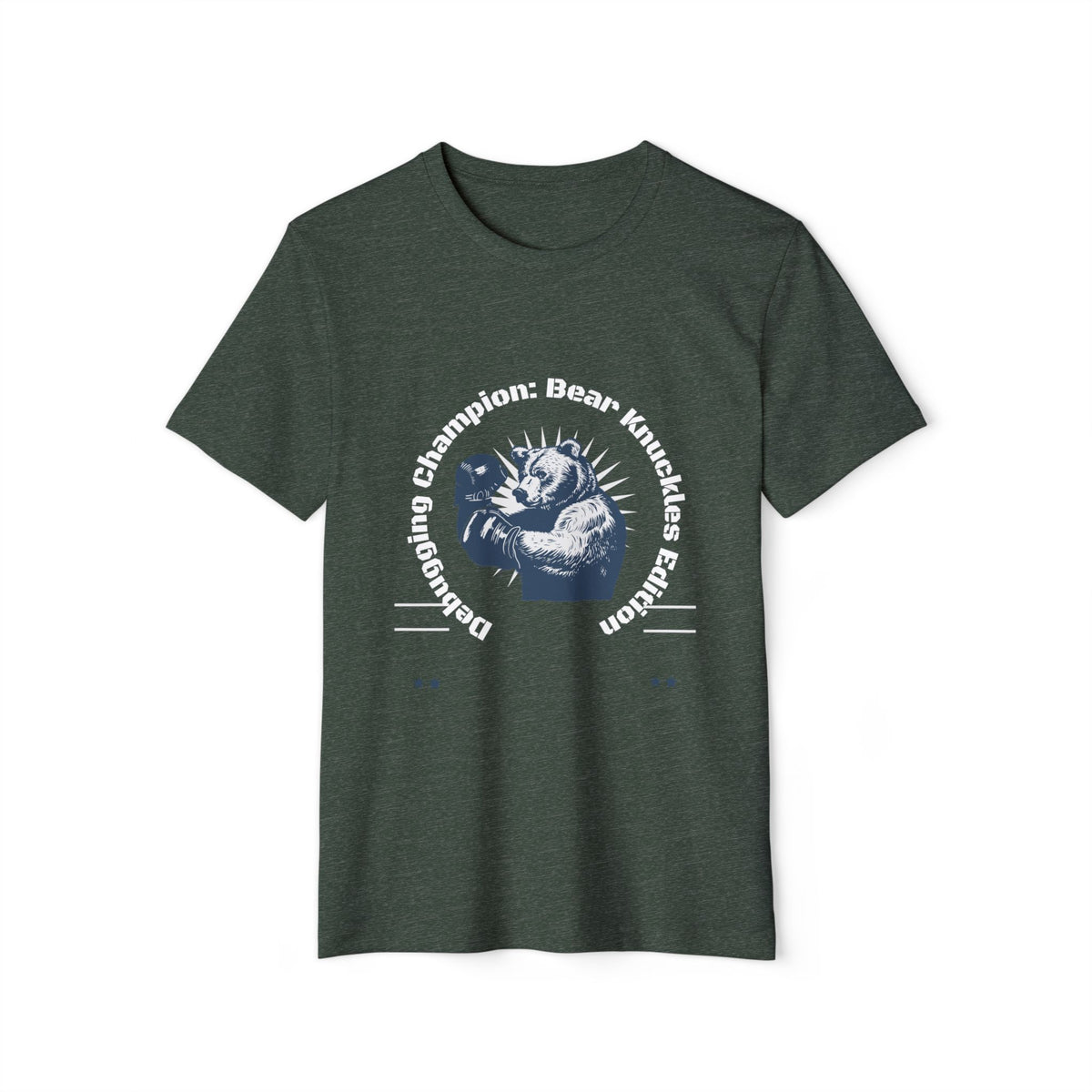 Debugging Champion, Bear Knuckles Edition Recycled Organic Tee