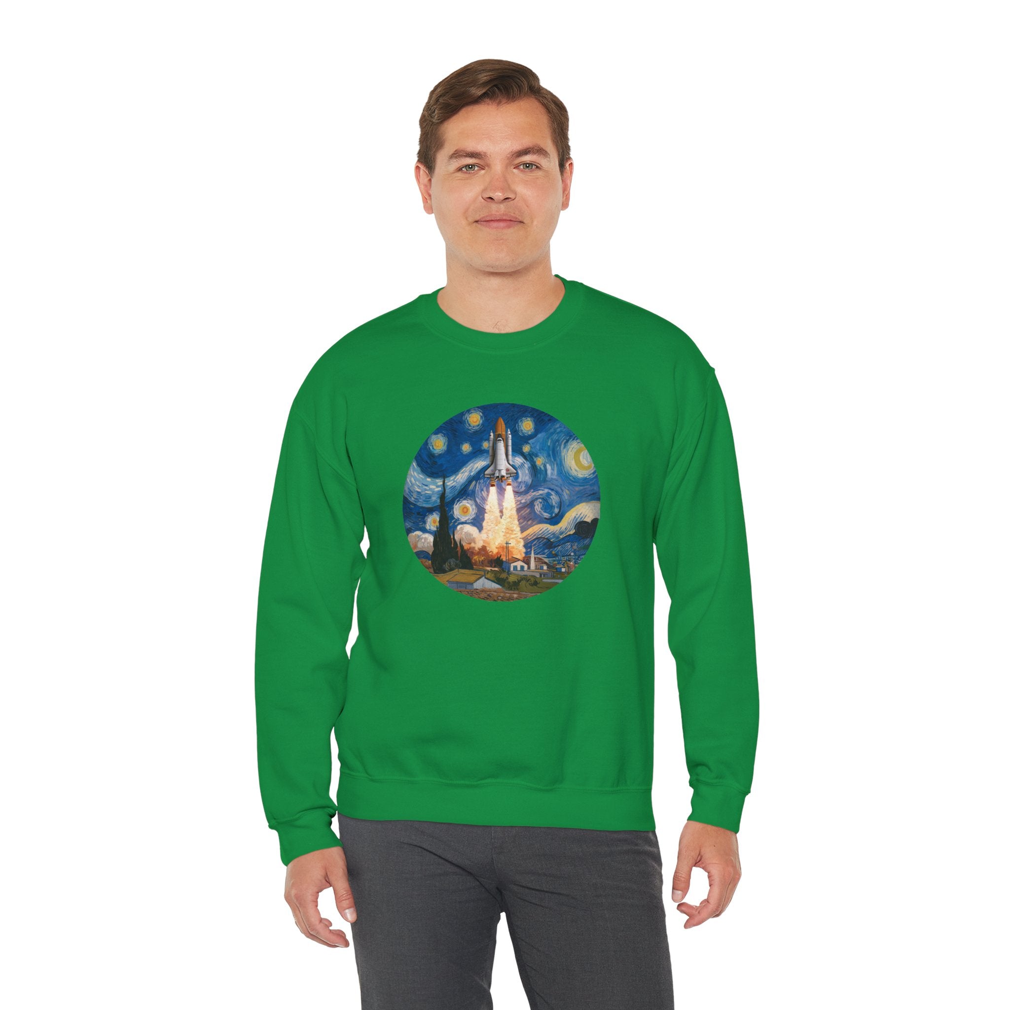 Van Gogh Spaceship -  Sweatshirt