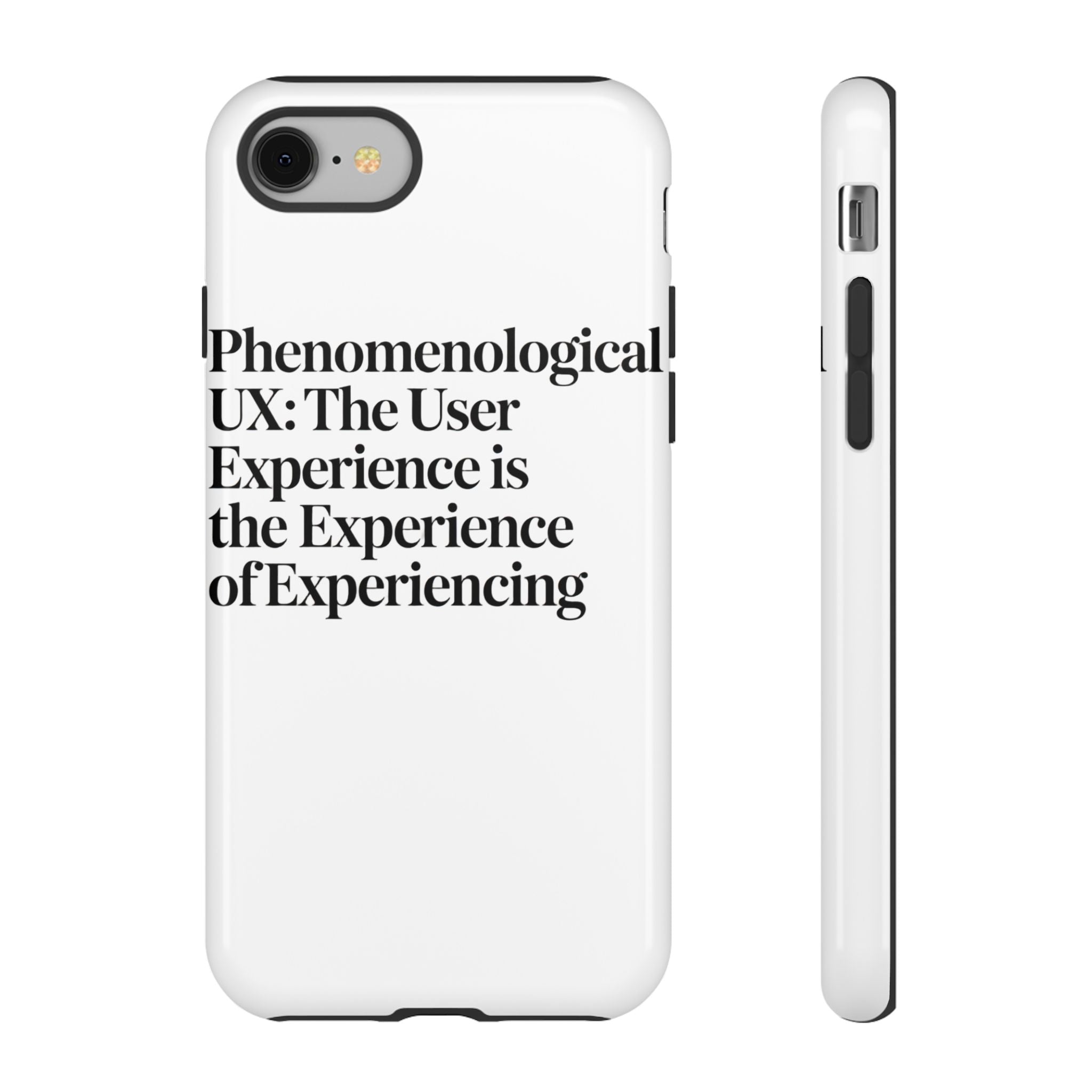 Phenomenological UX Black- Impact-Resistant Phone Case