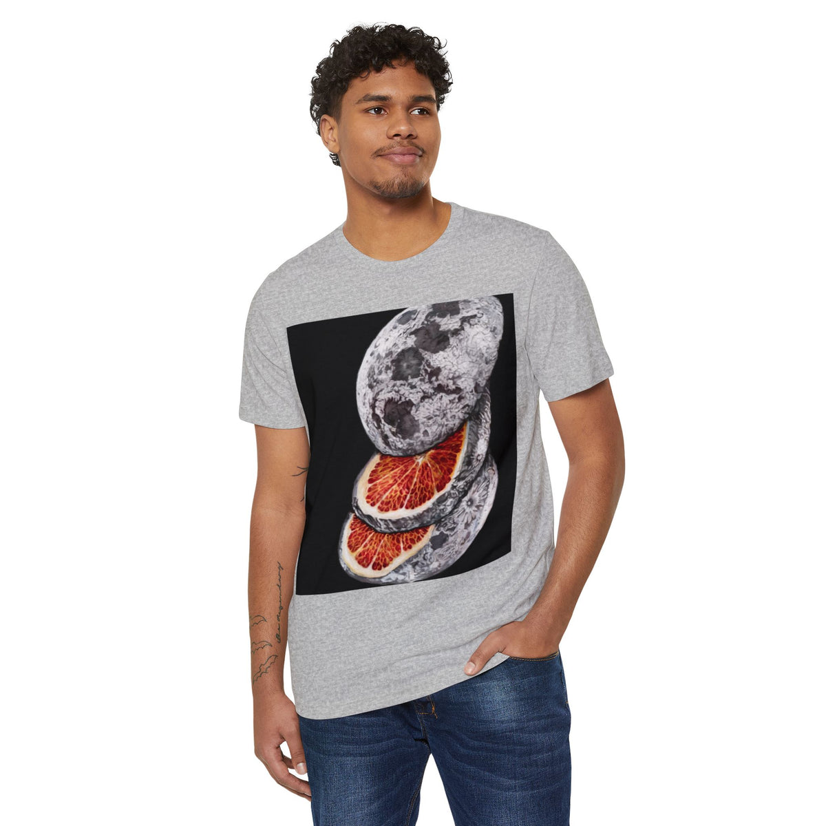 Sliced Moon Recycled Organic Tee