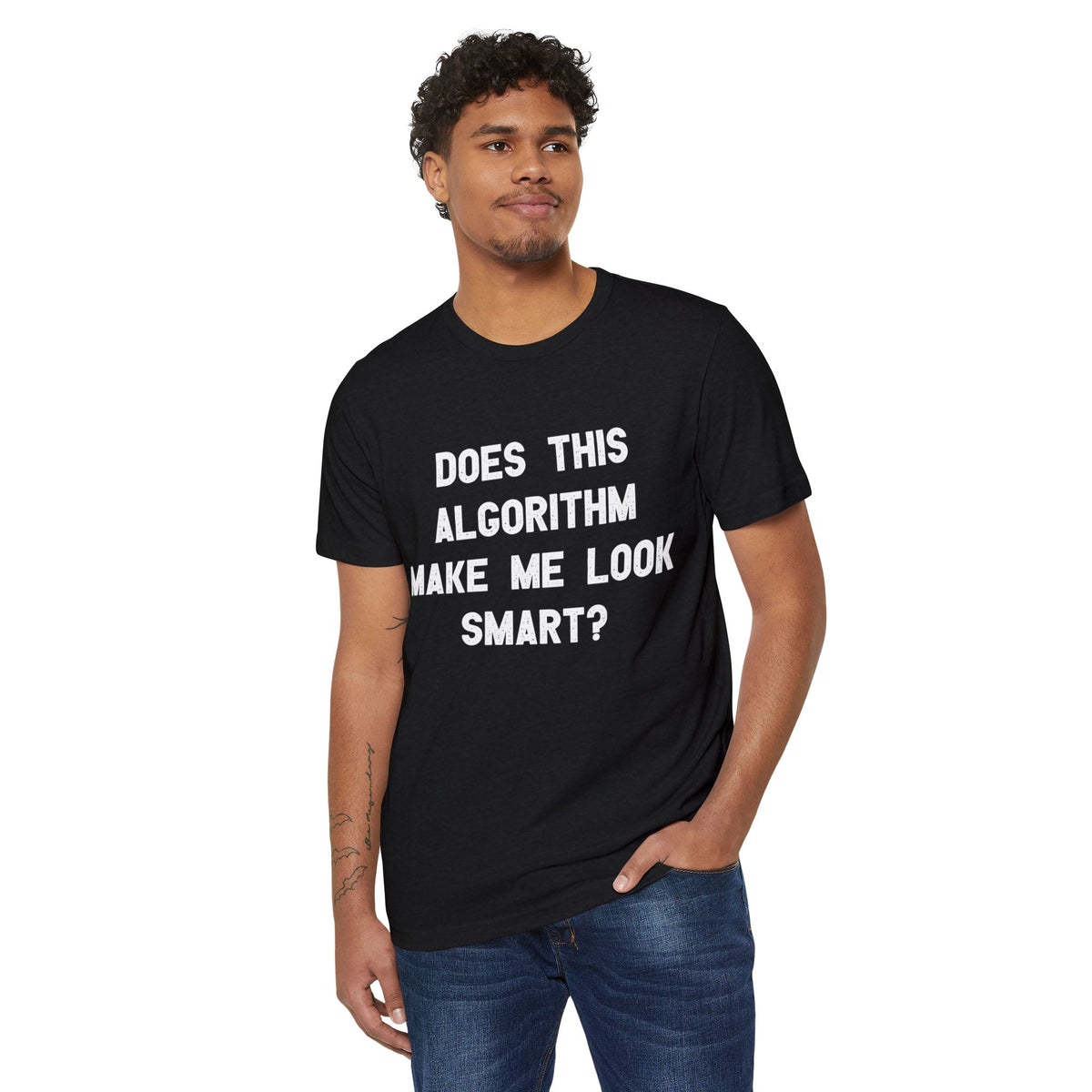 Does This Algorithm Make Me Look Smart? Recycled Organic Tee