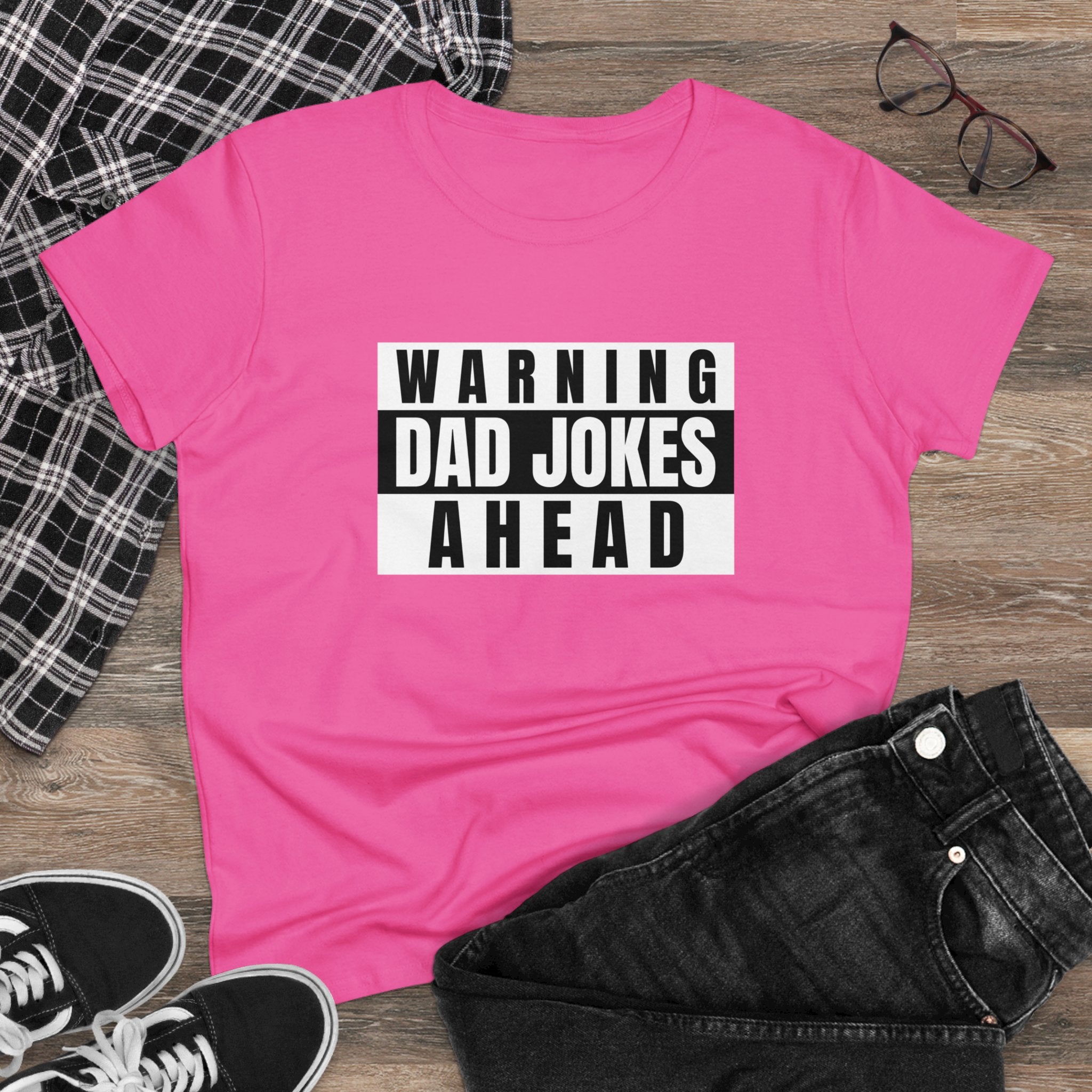 Warning Dad Joke Ahead - Women's Tee