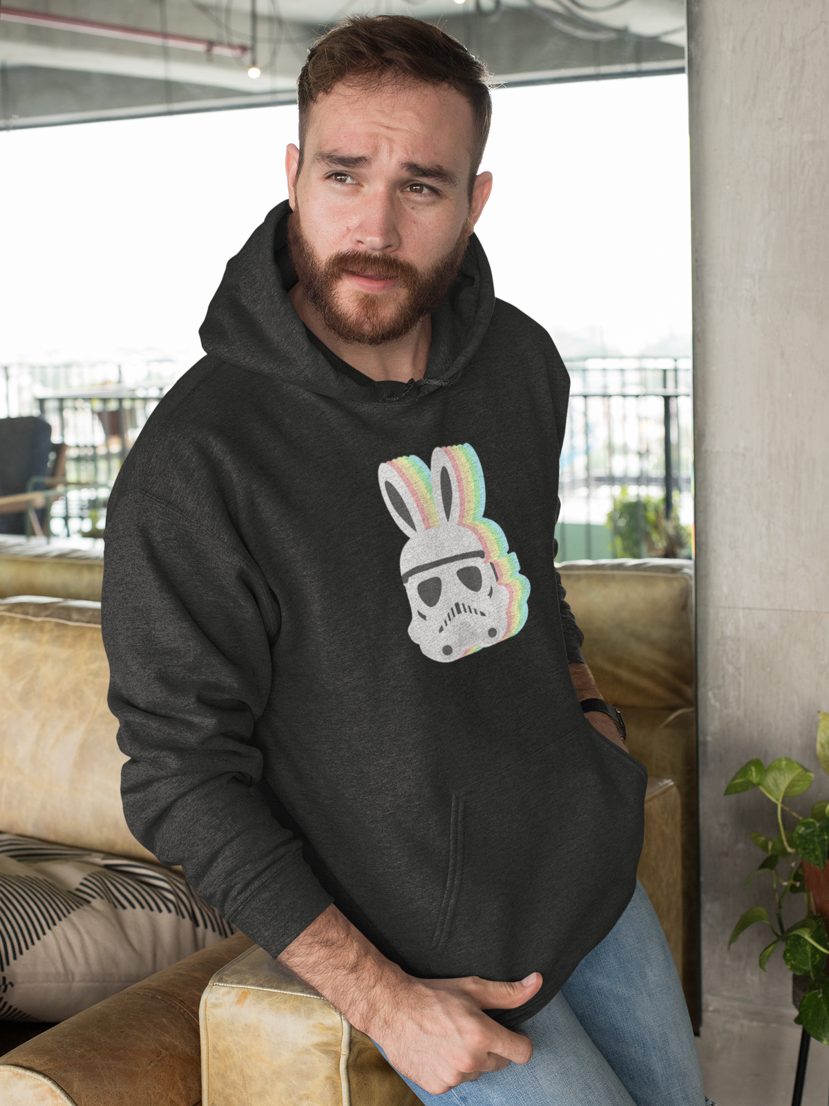 Star Wars Easter Stormtrooper Hoodie | Funny Sci-Fi Holiday Hoodie | Geekpsters