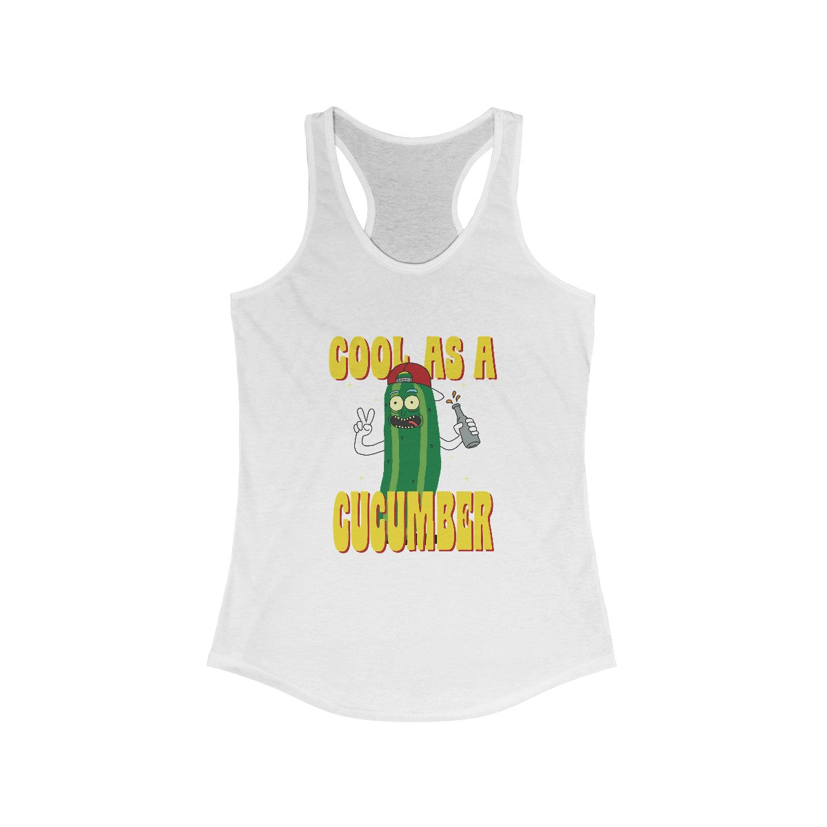 Cool as Cucumber - Women's Racerback Tank