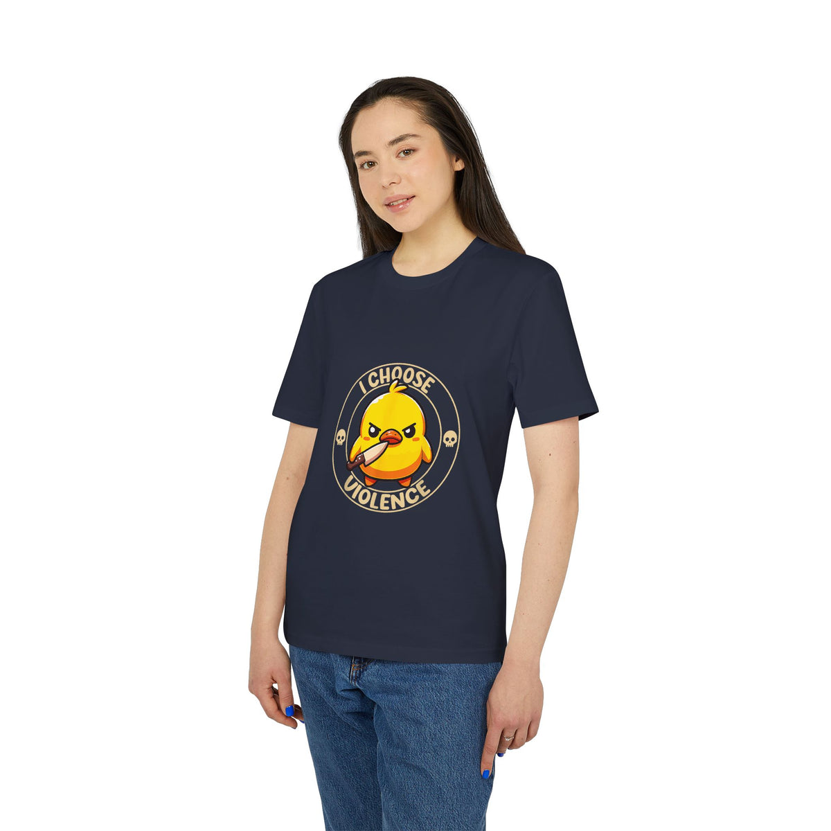 I Choose Violence Duck Organic Tee