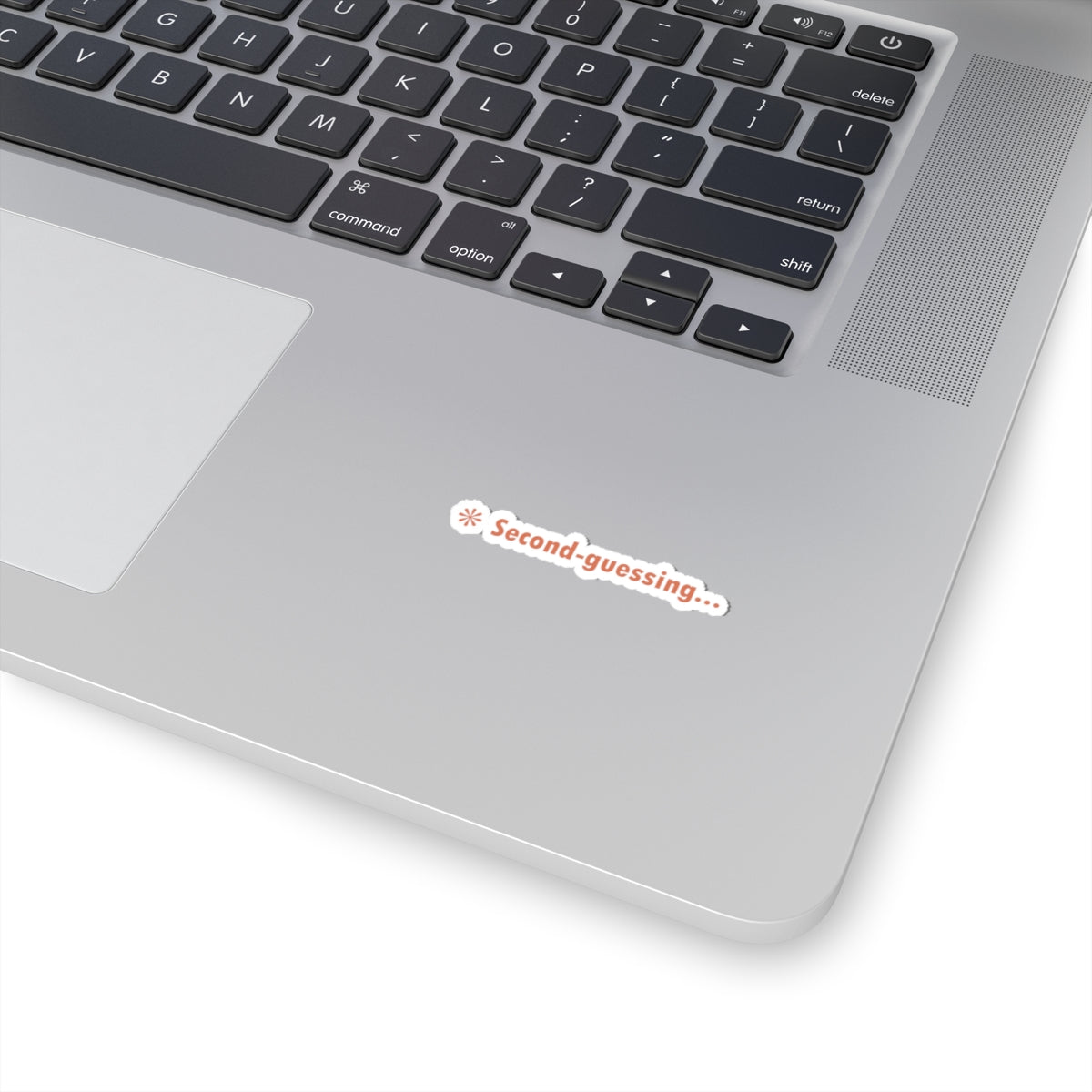 Claude Code Kiss-Cut Stickers, Second Guessing Design, Vinyl Decals, Laptop Stickers, Planner Accessories, Waterproof Sticker Pack