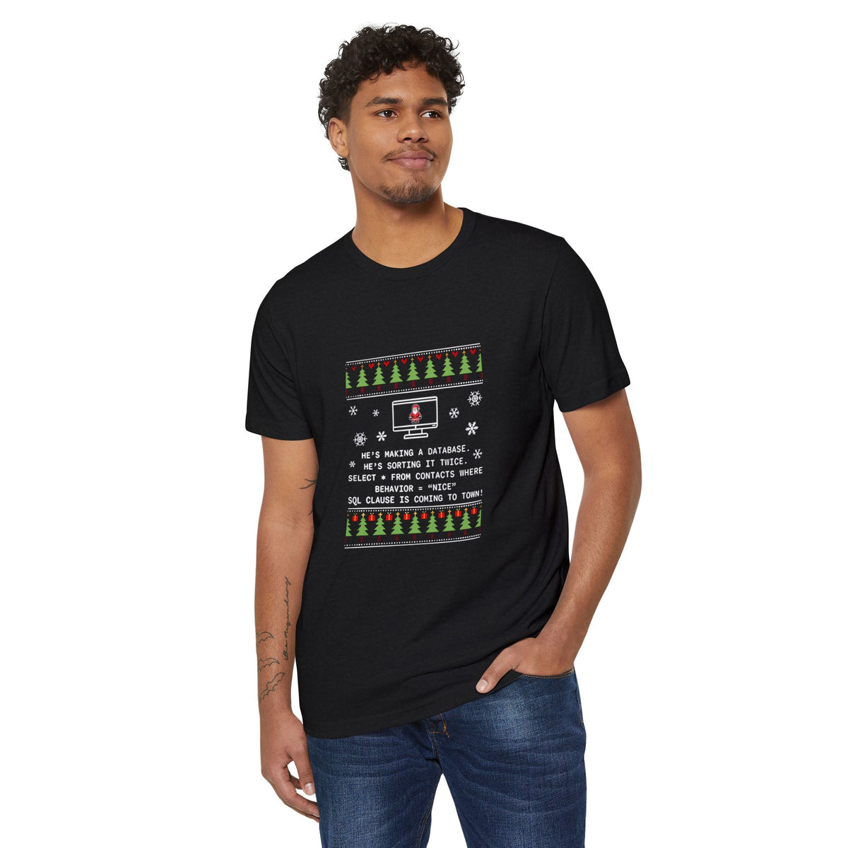 SQL Santa Clause Recycled Organic Tee