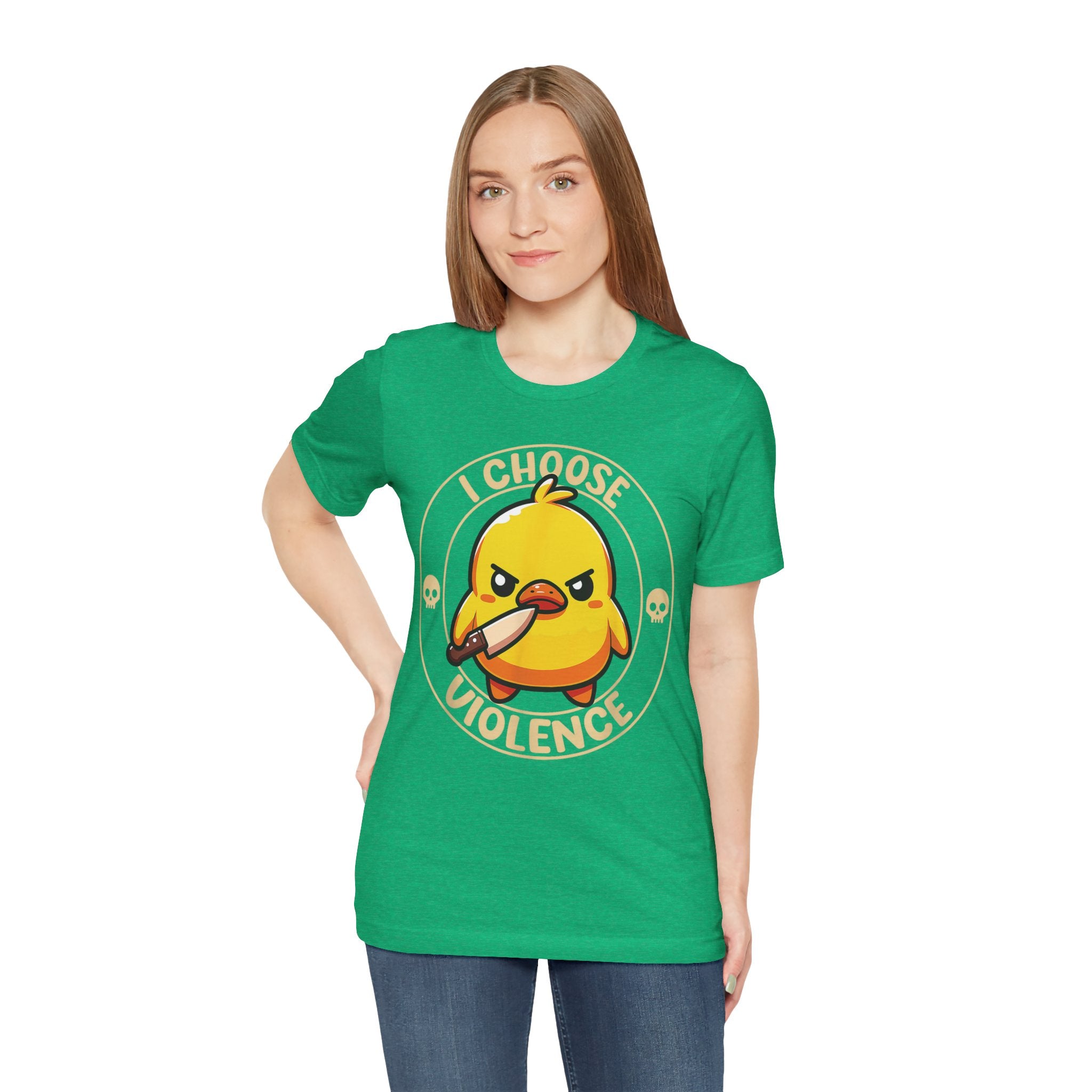 I Choose Violence Duck T-Shirt