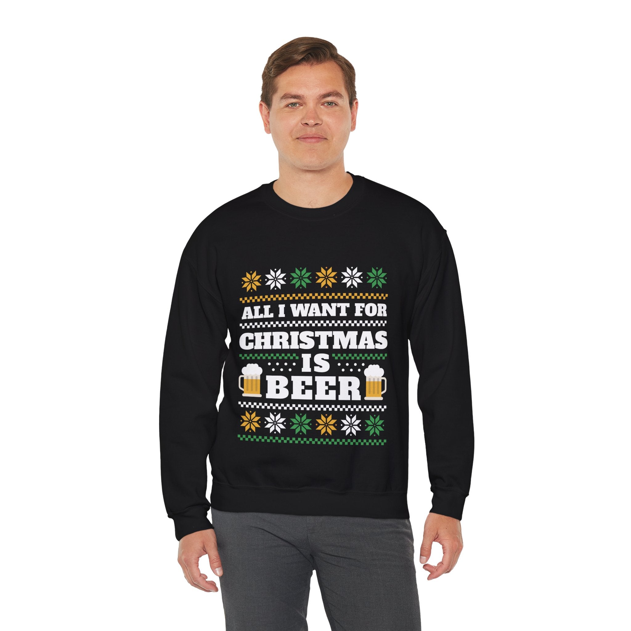 Beer Ugly Sweater -  Sweatshirt