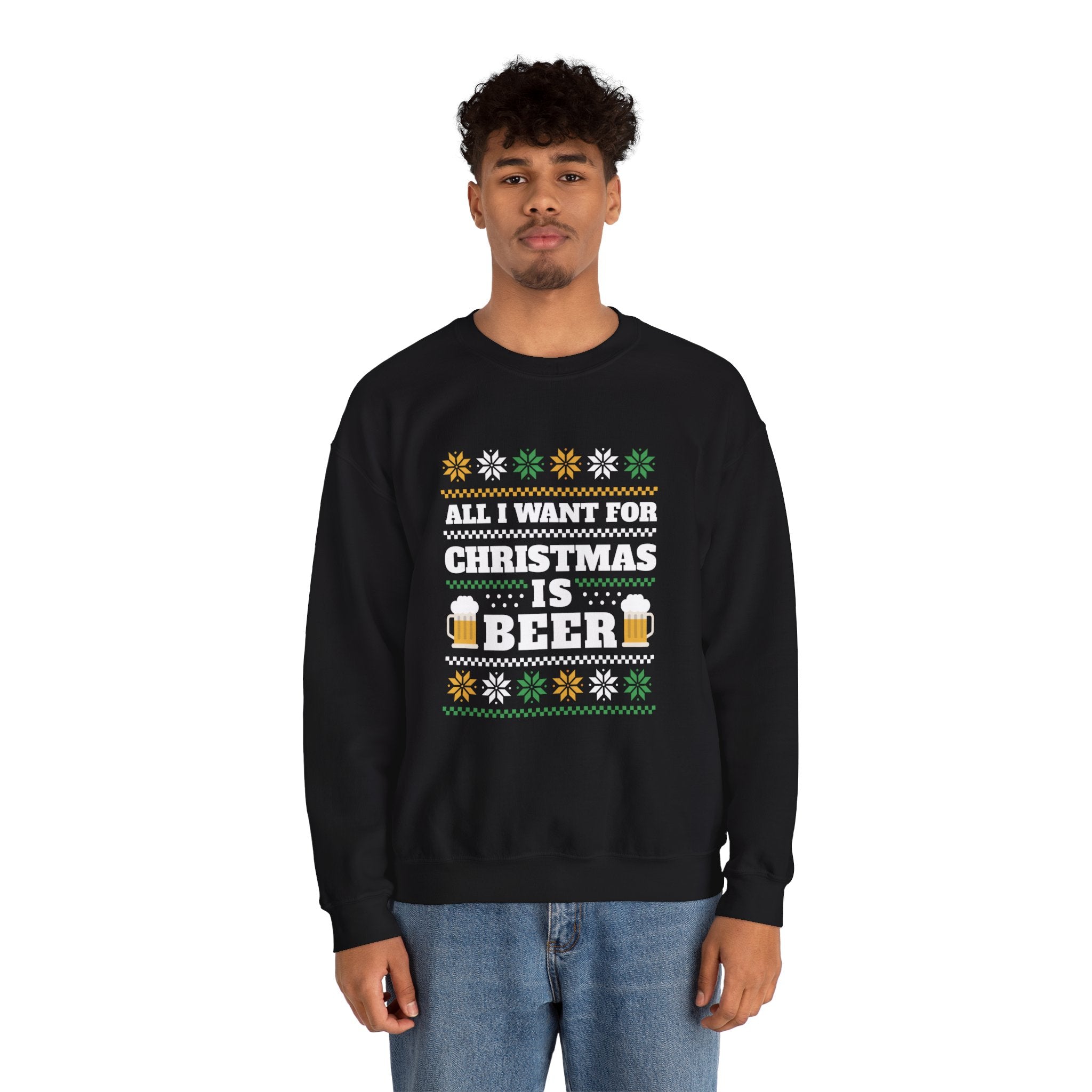 Beer Ugly Sweater -  Sweatshirt