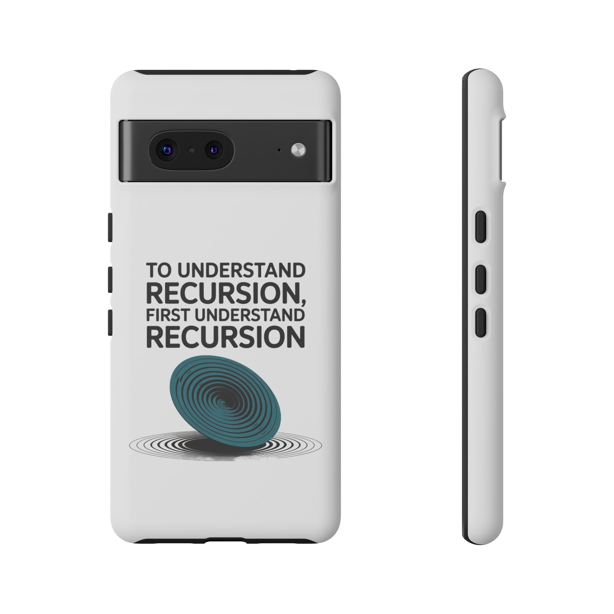 Recursion Black- Impact-Resistant Phone Case