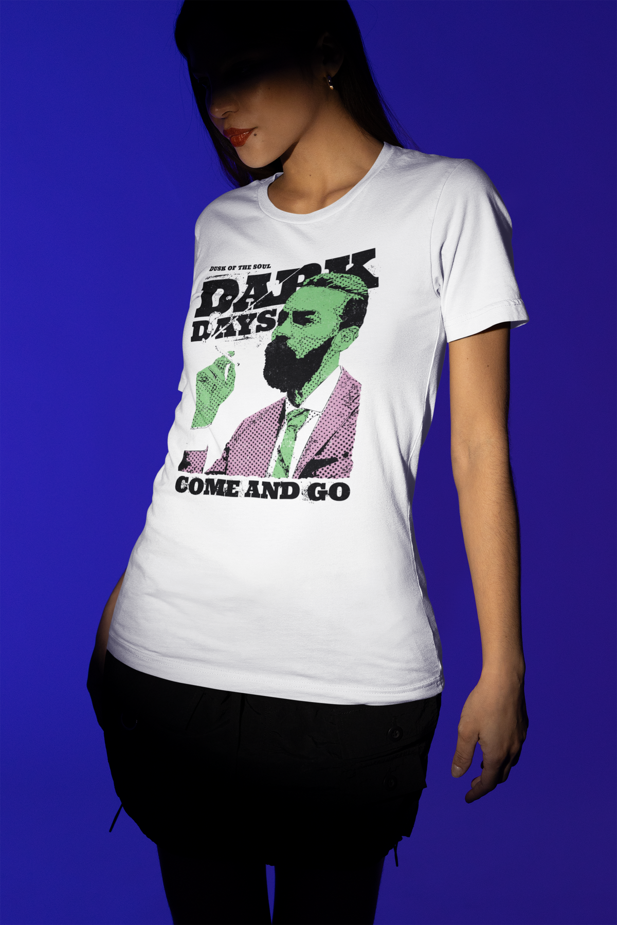 Dark Days T-Shirt | Moody Graphic Tee | Geekpsters