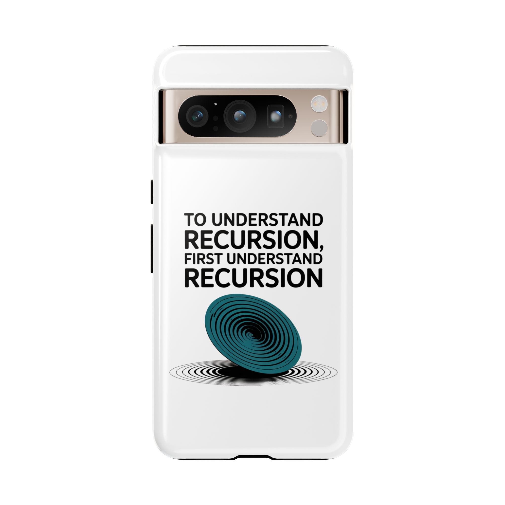Recursion Black- Impact-Resistant Phone Case
